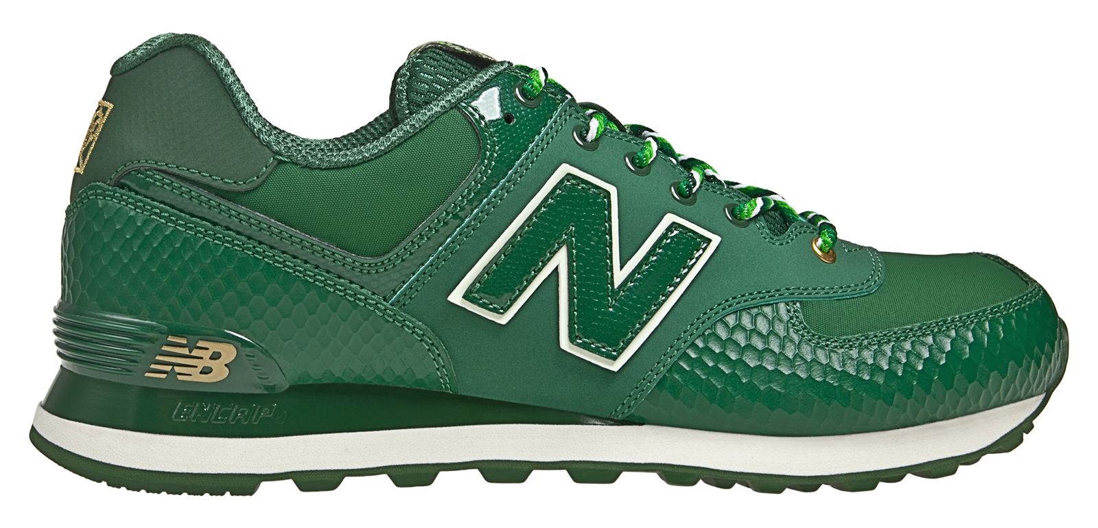 Snake 574, Green with White