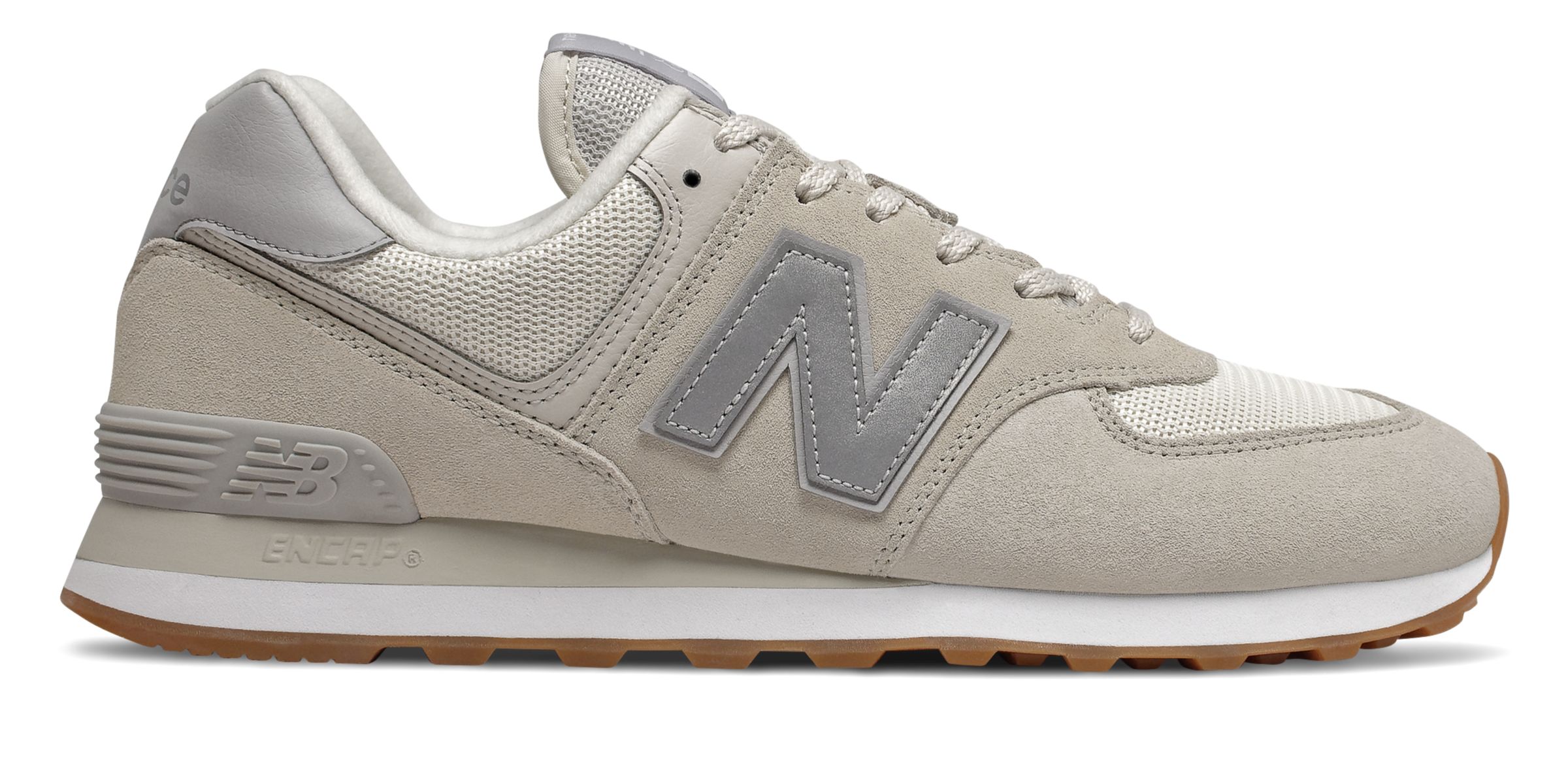 New Balance 574 Super Core Shoes - Moonbeam/White - ML574SPS