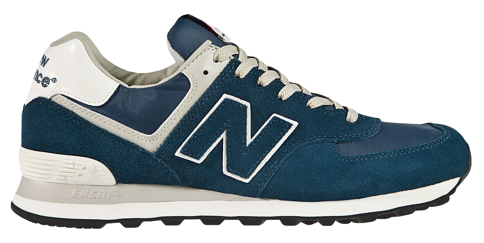 New Balance 574, Blue with Beige