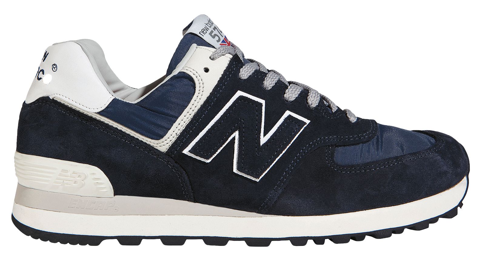 New Balance 574, Navy with Beige