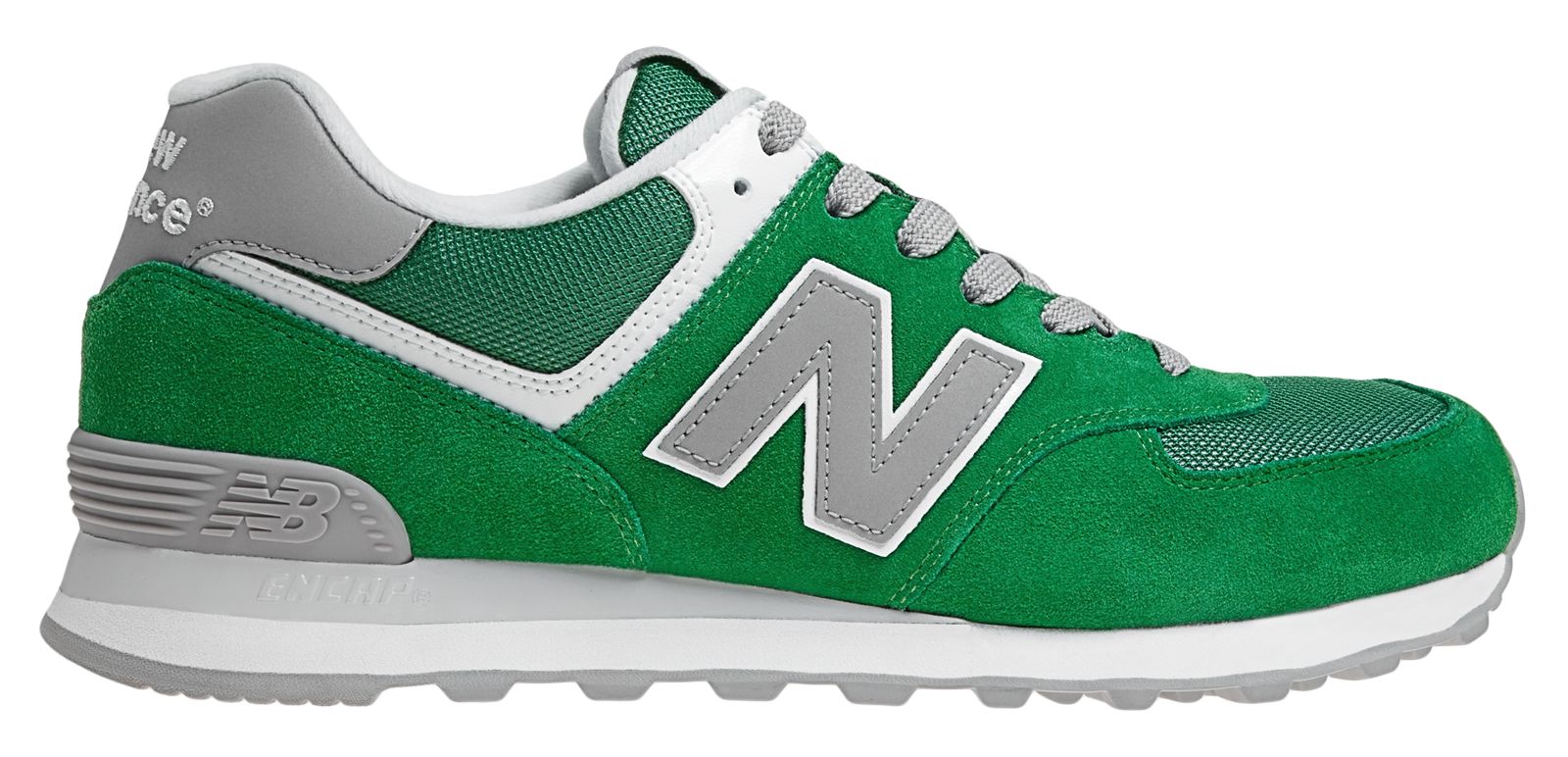 Varsity 574, Green with Grey