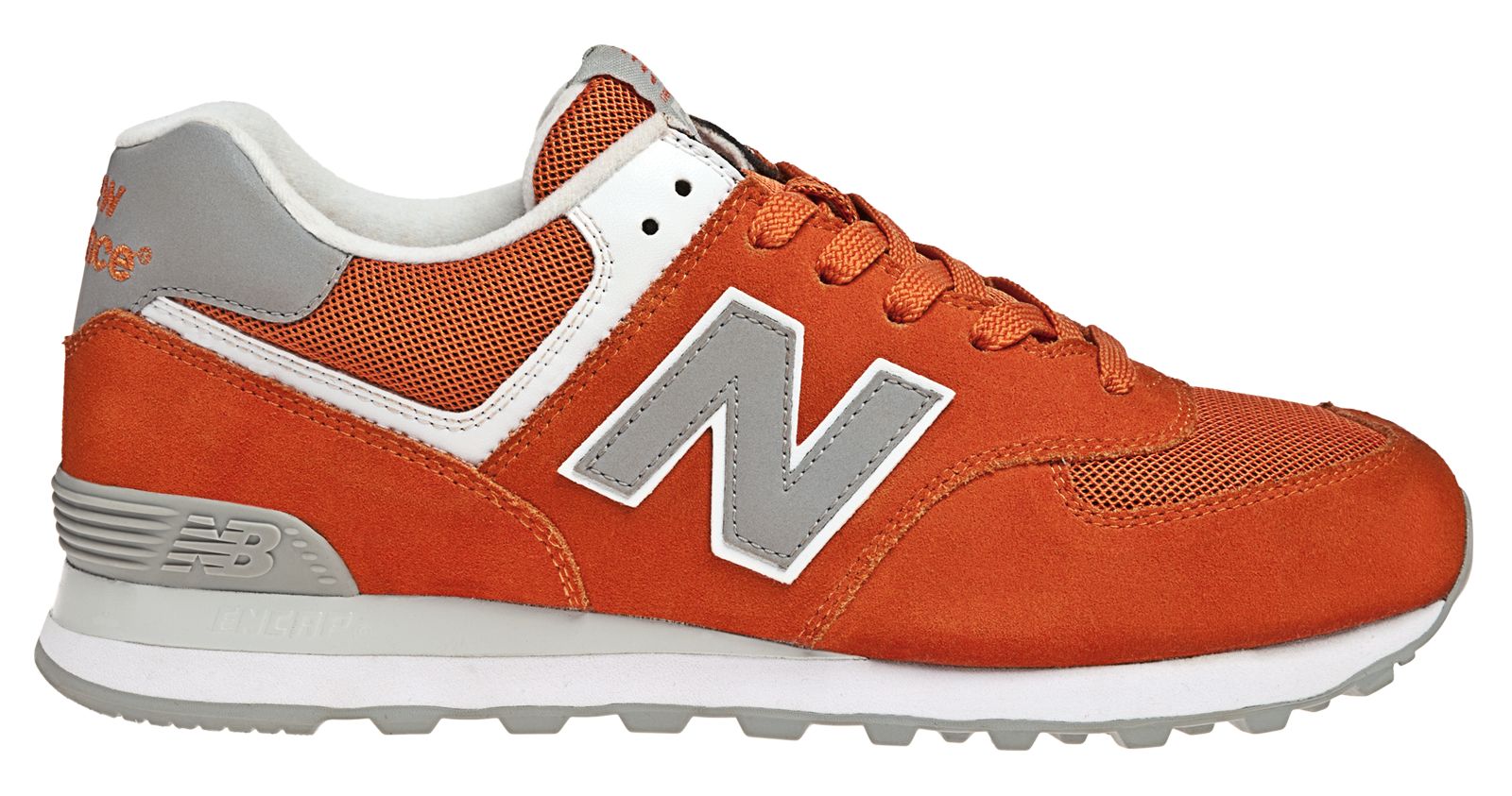 Varsity 574, Orange with Grey