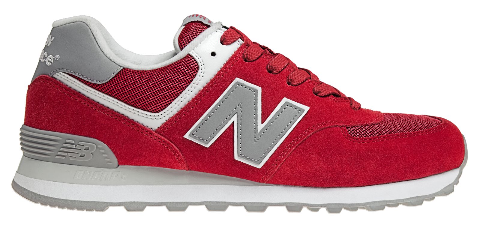 Varsity 574, Red with Grey