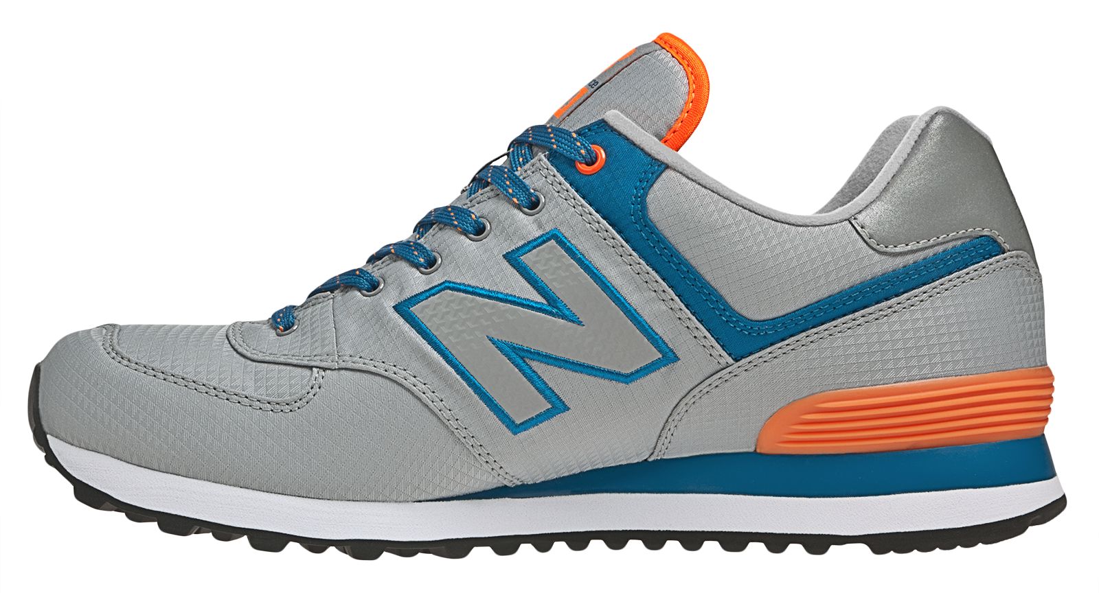 Windbreaker 574, Grey with Blue &amp; Orange