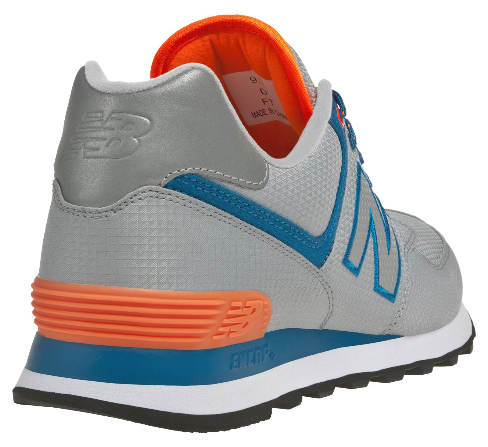 Windbreaker 574, Grey with Blue &amp; Orange