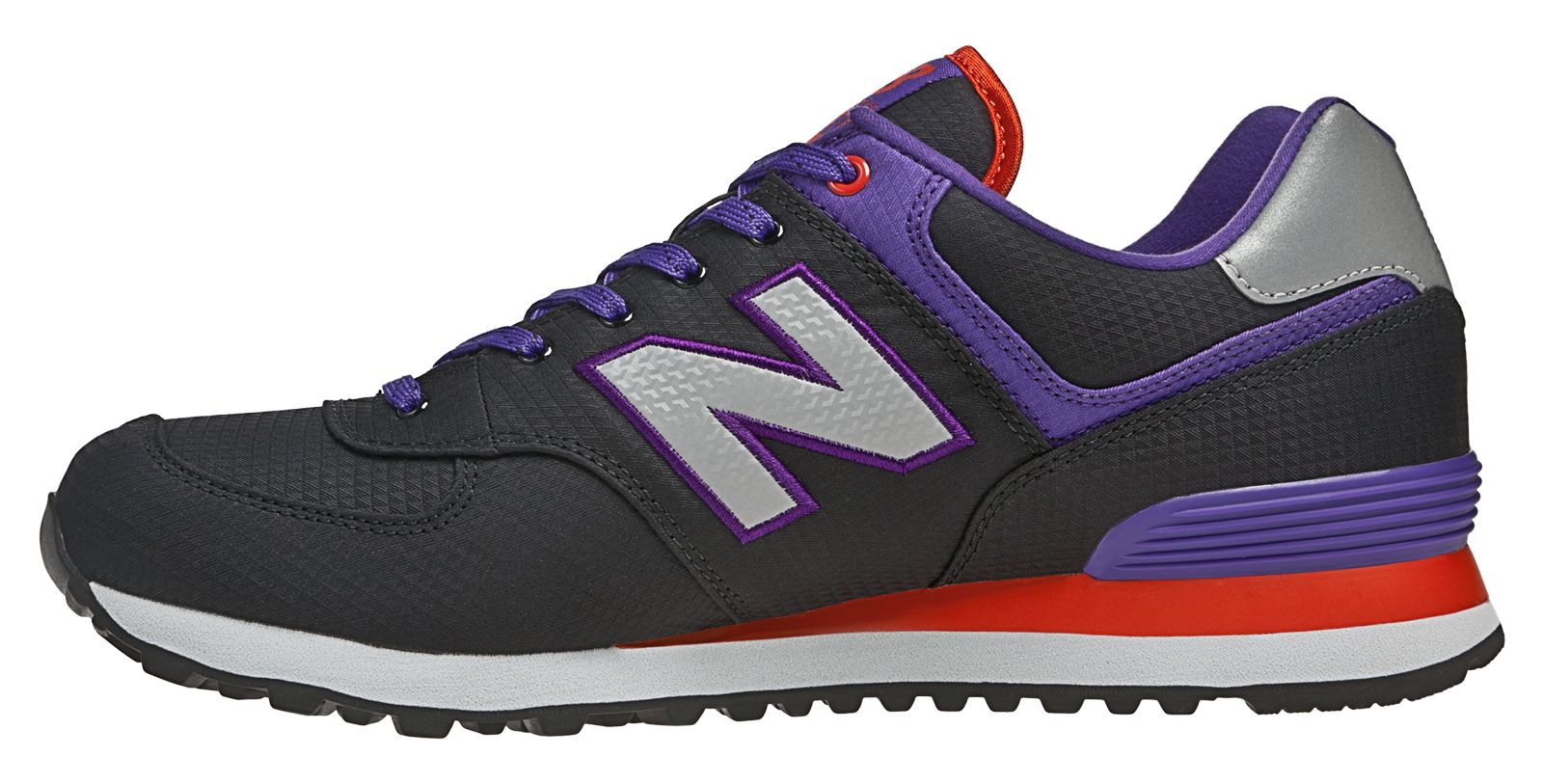 Windbreaker 574, Black with Purple &amp; Red