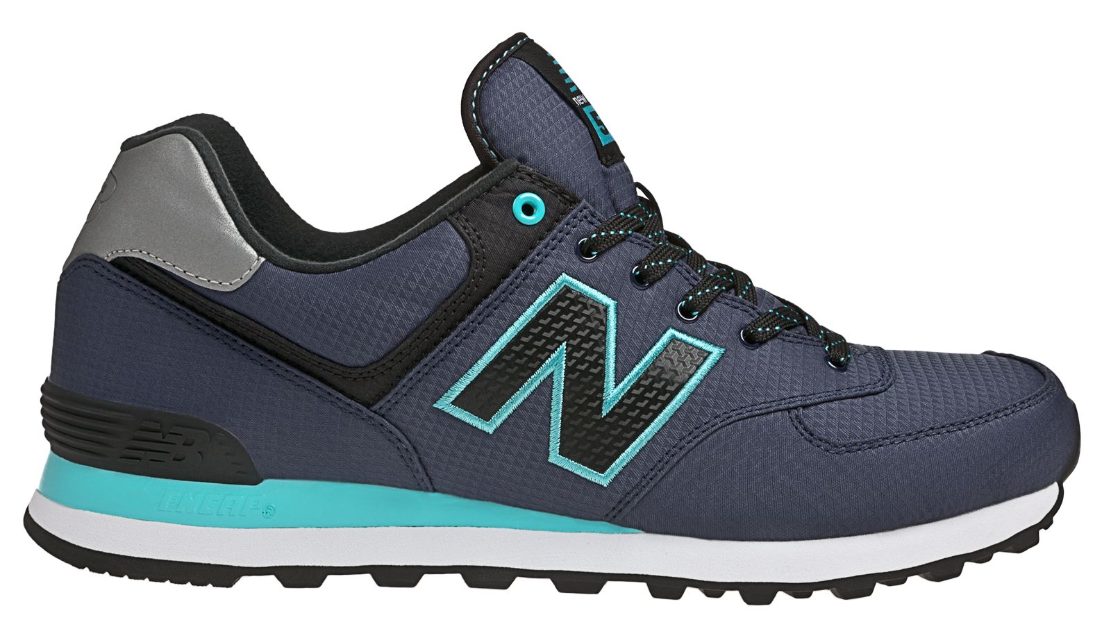 Windbreaker 574, Navy with Turquoise & Black