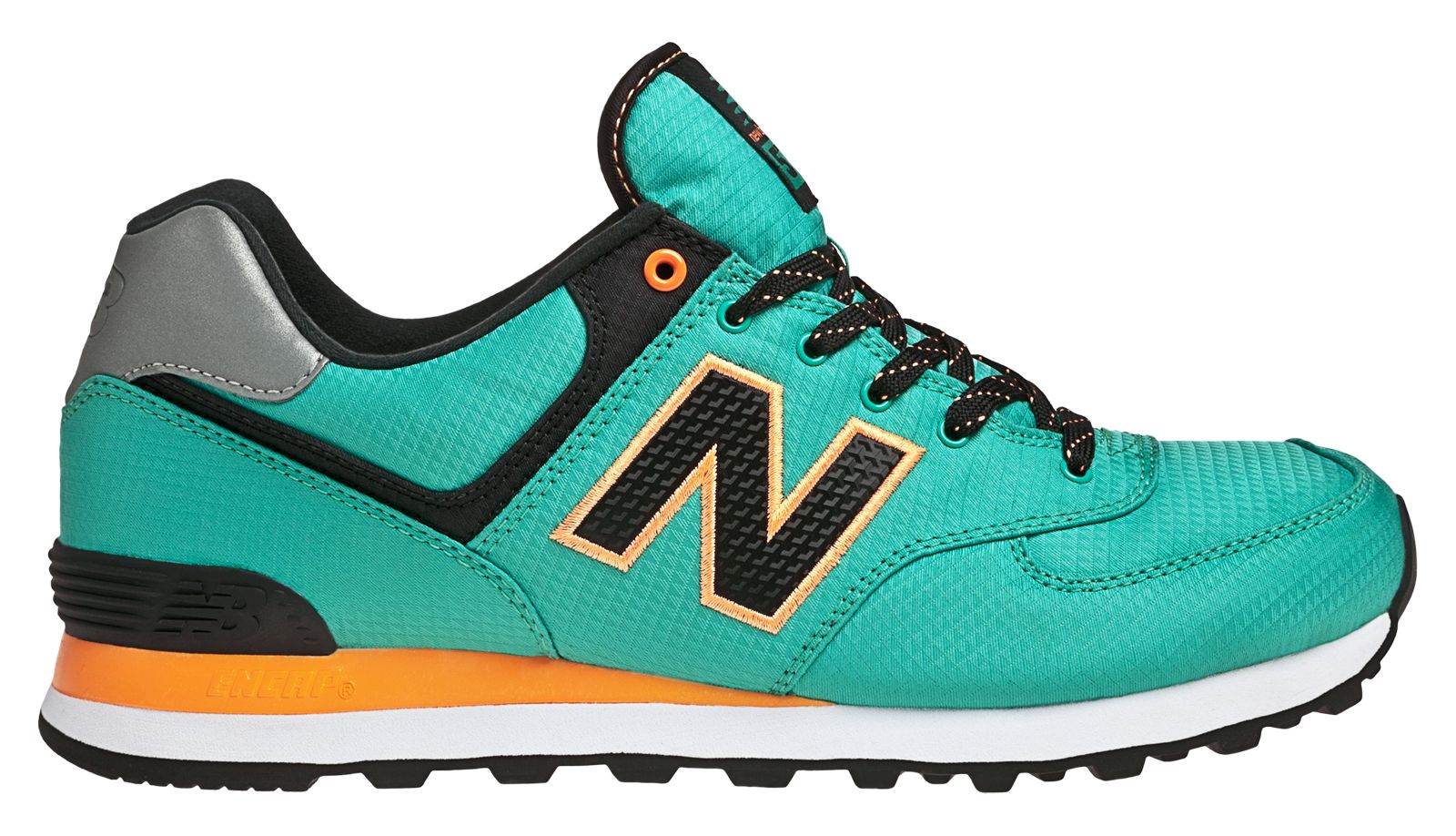 Windbreaker 574, Green with Black & Orange