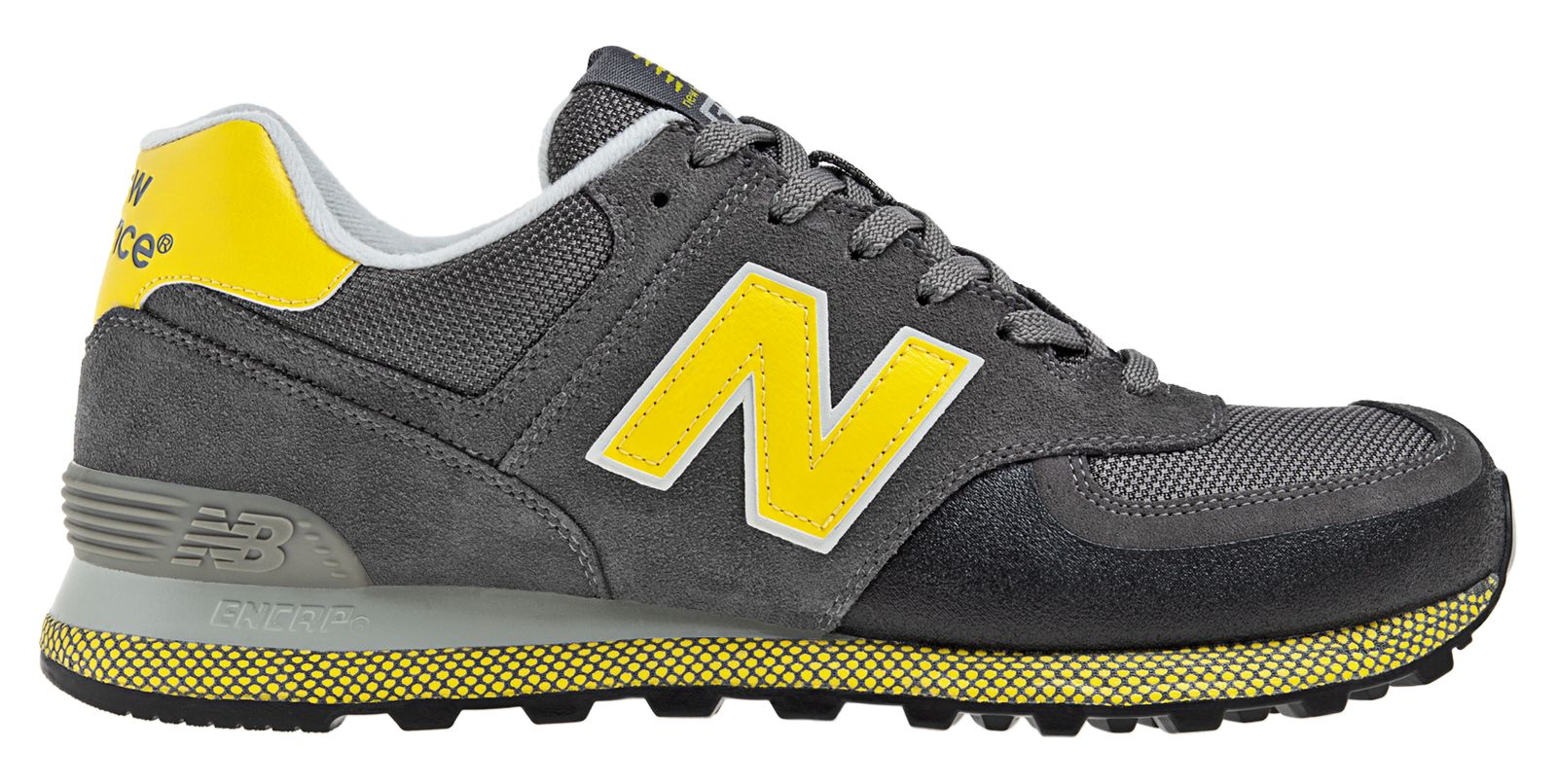 Winter Elements 574, Grey with Yellow