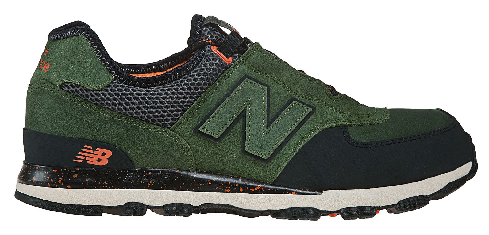 New Balance 581, Green with Orange