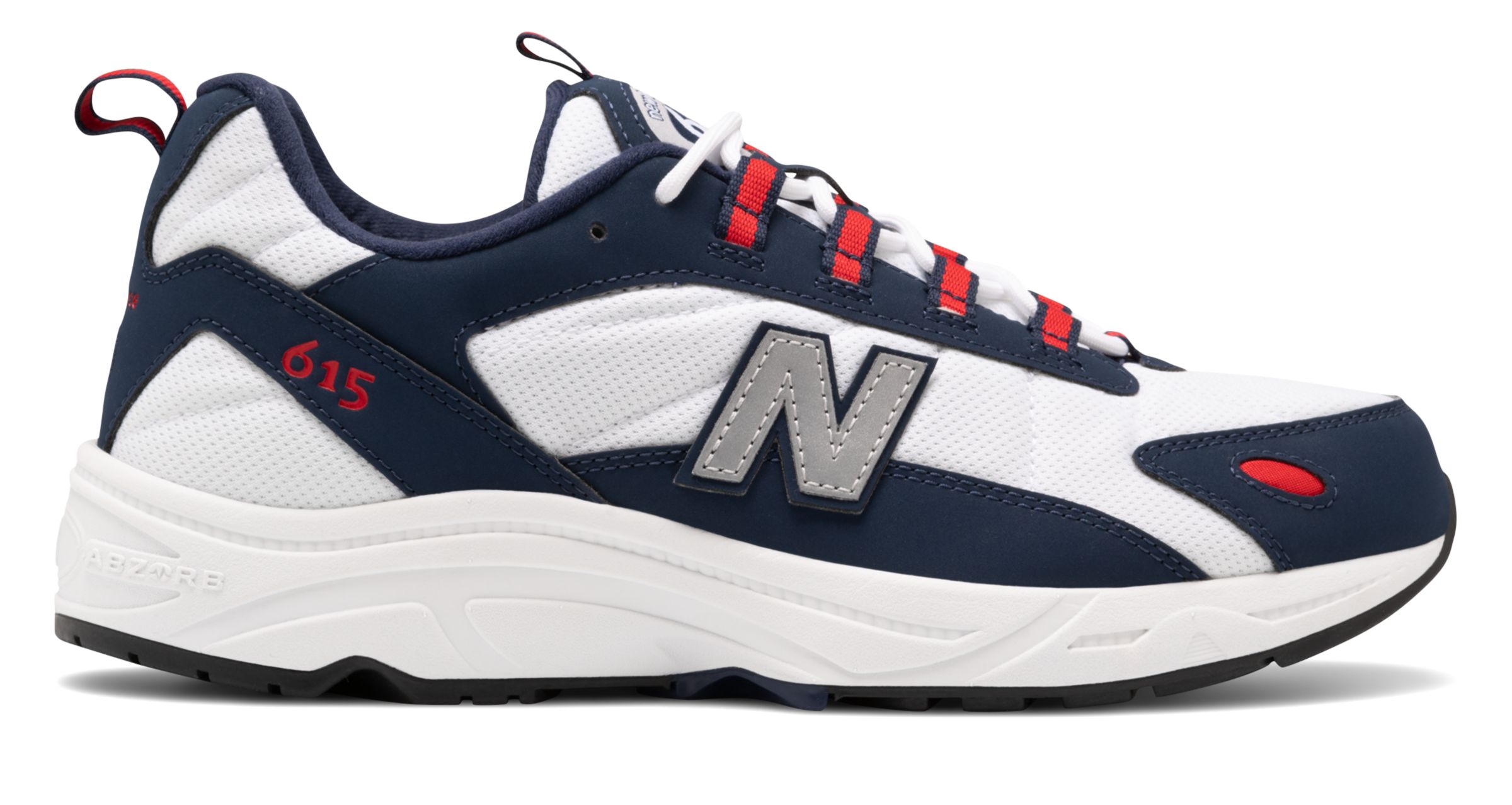 New Balance 615 Shoes - Navy/Red/White - ML615NNR