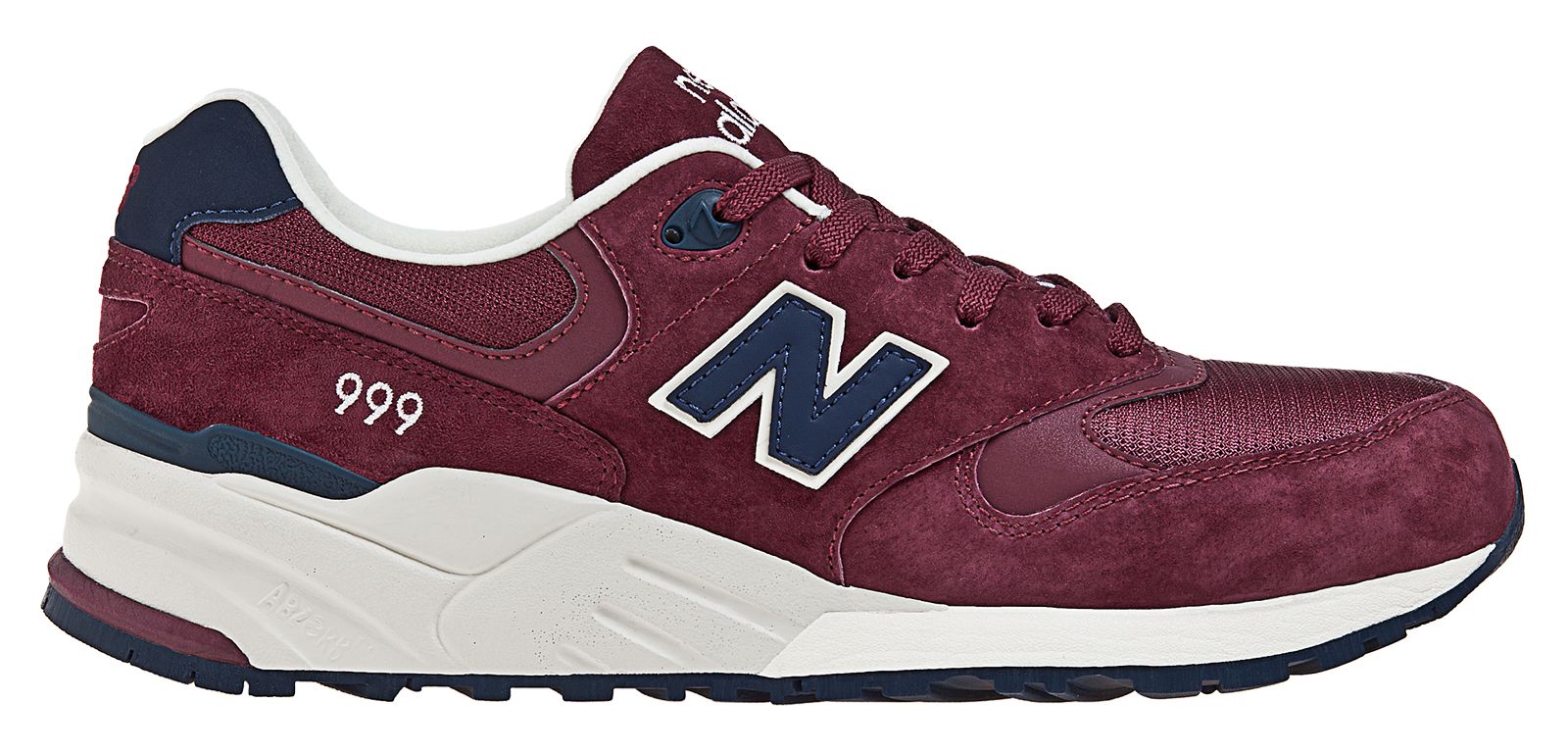 New Balance 999, Maroon with Navy