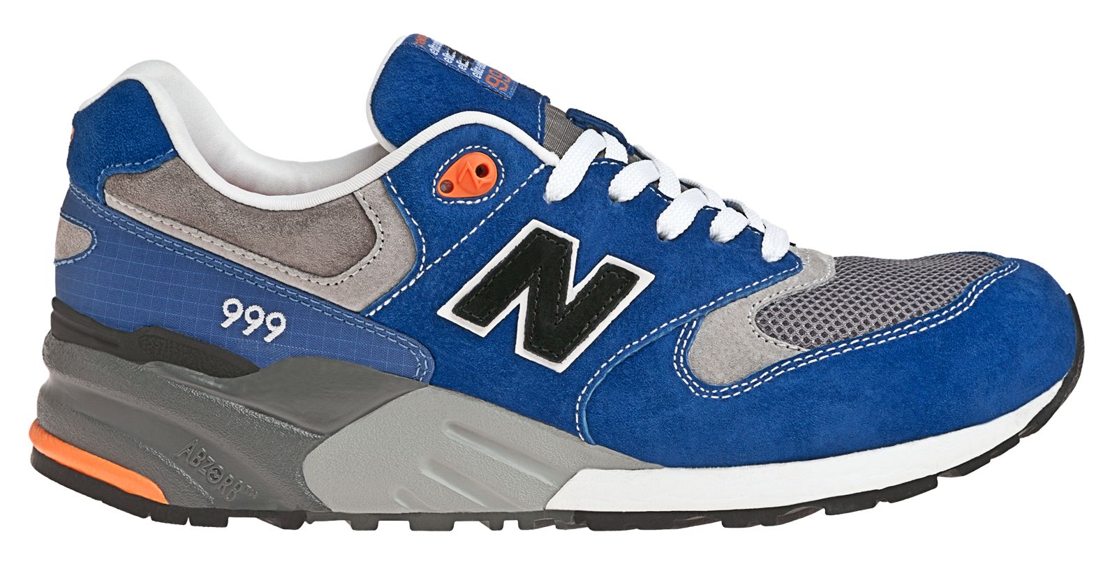 New Balance 999, Blue with Grey & Orange