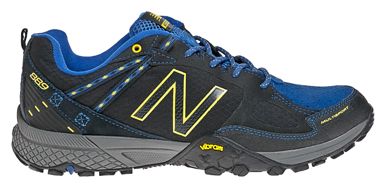 New Balance 889, Grey with Blue & Yellow