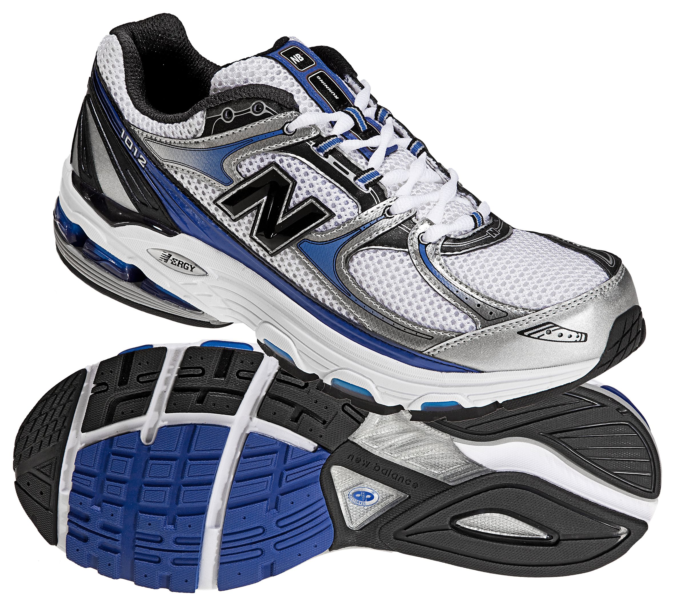New Balance 1012, White with Silver &amp; Blue