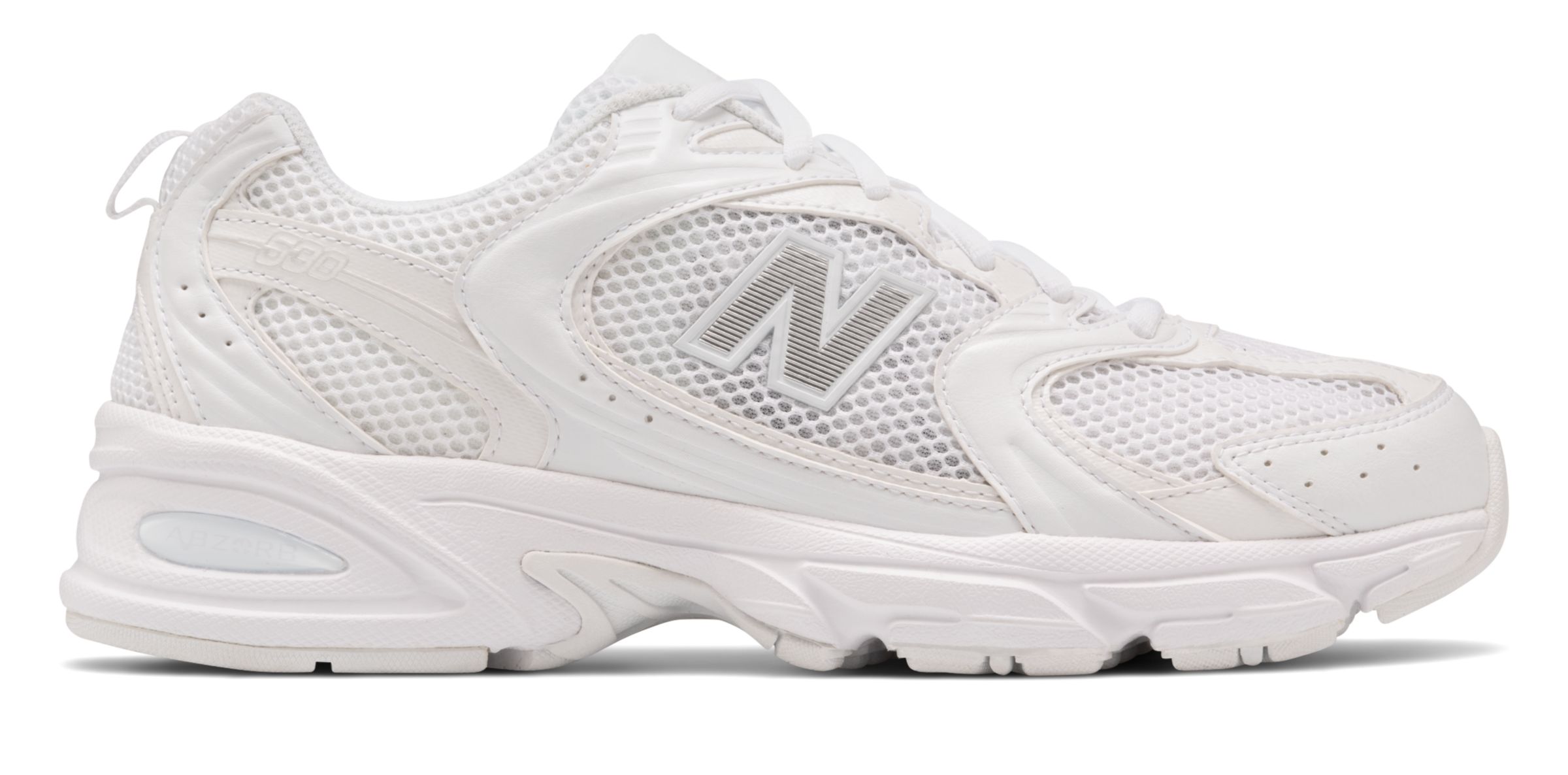New Balance 530 Retro 'White Silver' White/Silver Marathon Running Shoes/Sneakers MR530FW1 - MR530FW1