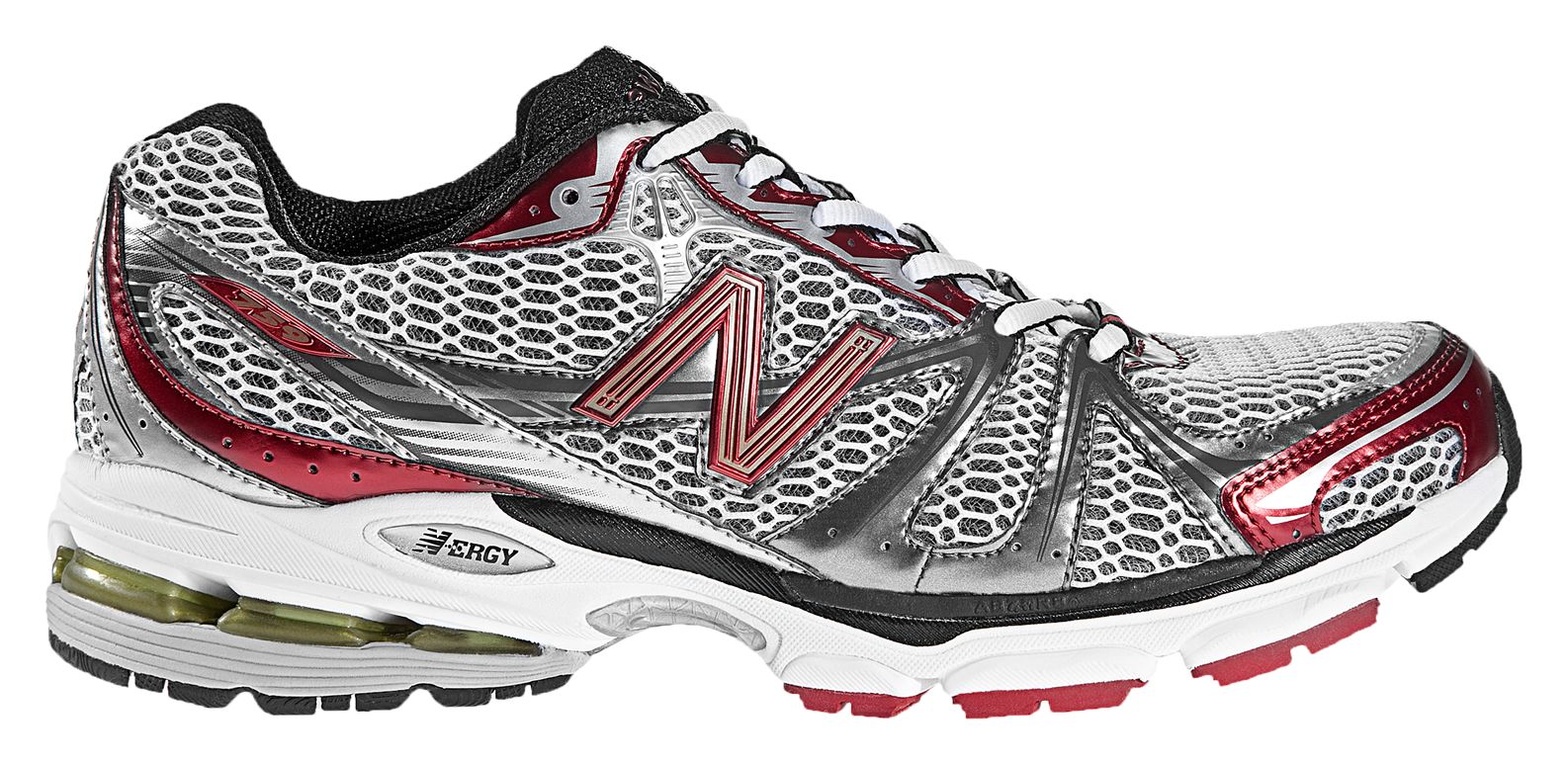 New Balance 759, Silver with Red