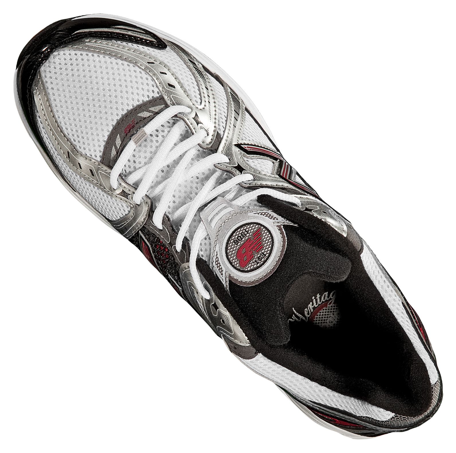 New Balance 840, Silver with Red &amp; Black