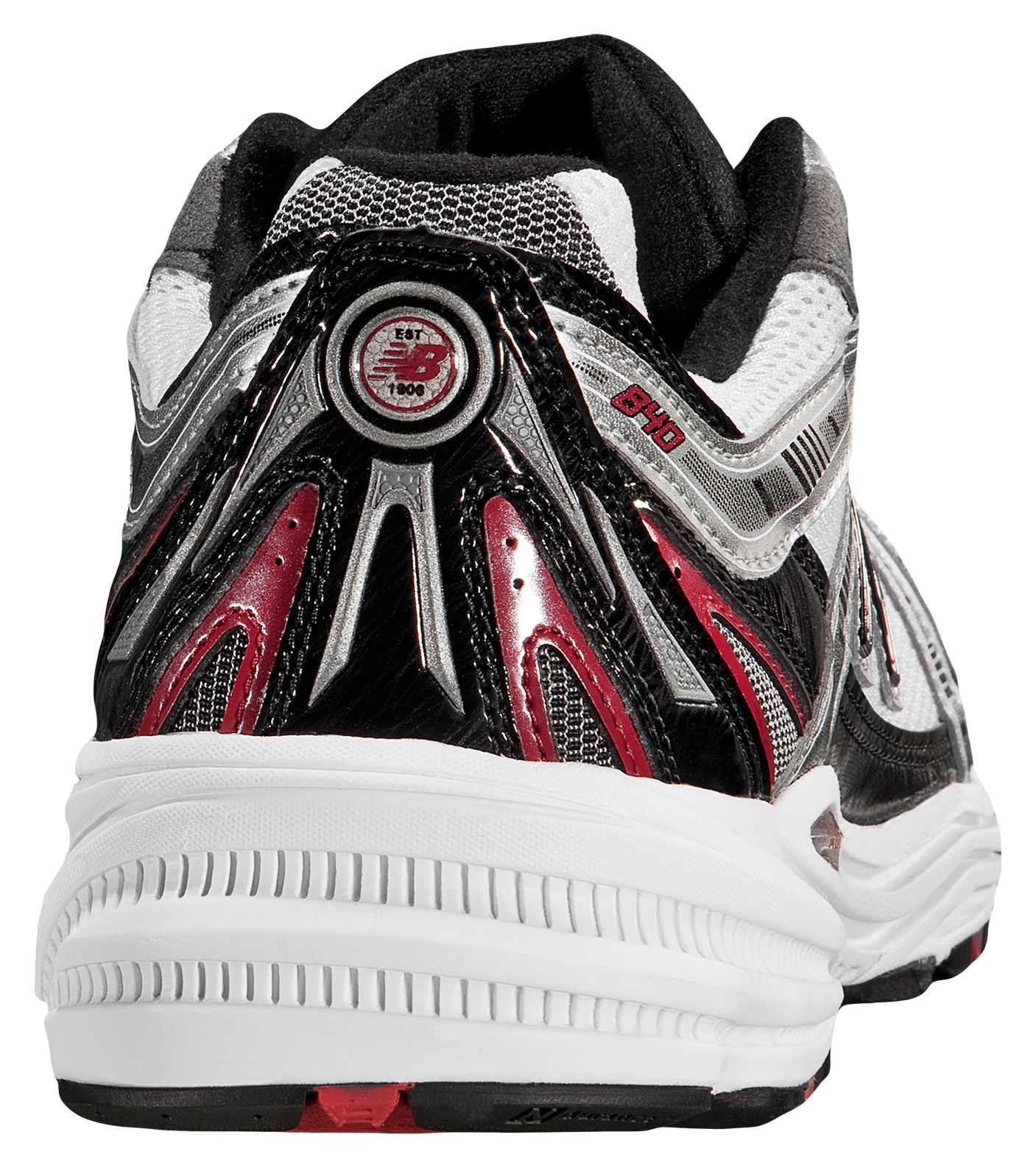 New Balance 840, Silver with Red &amp; Black
