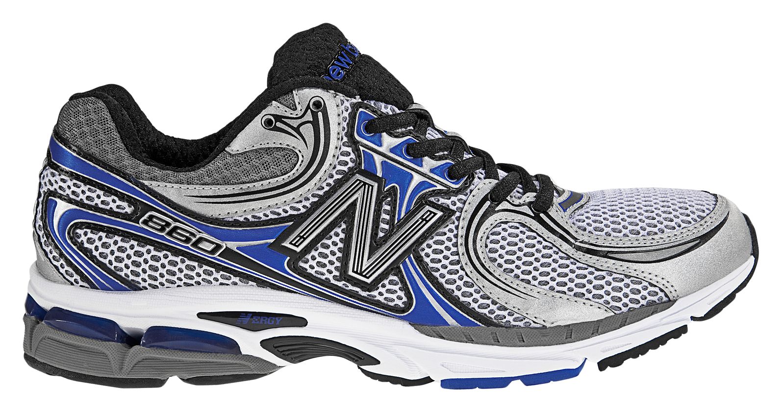 New Balance 860, Grey with Blue