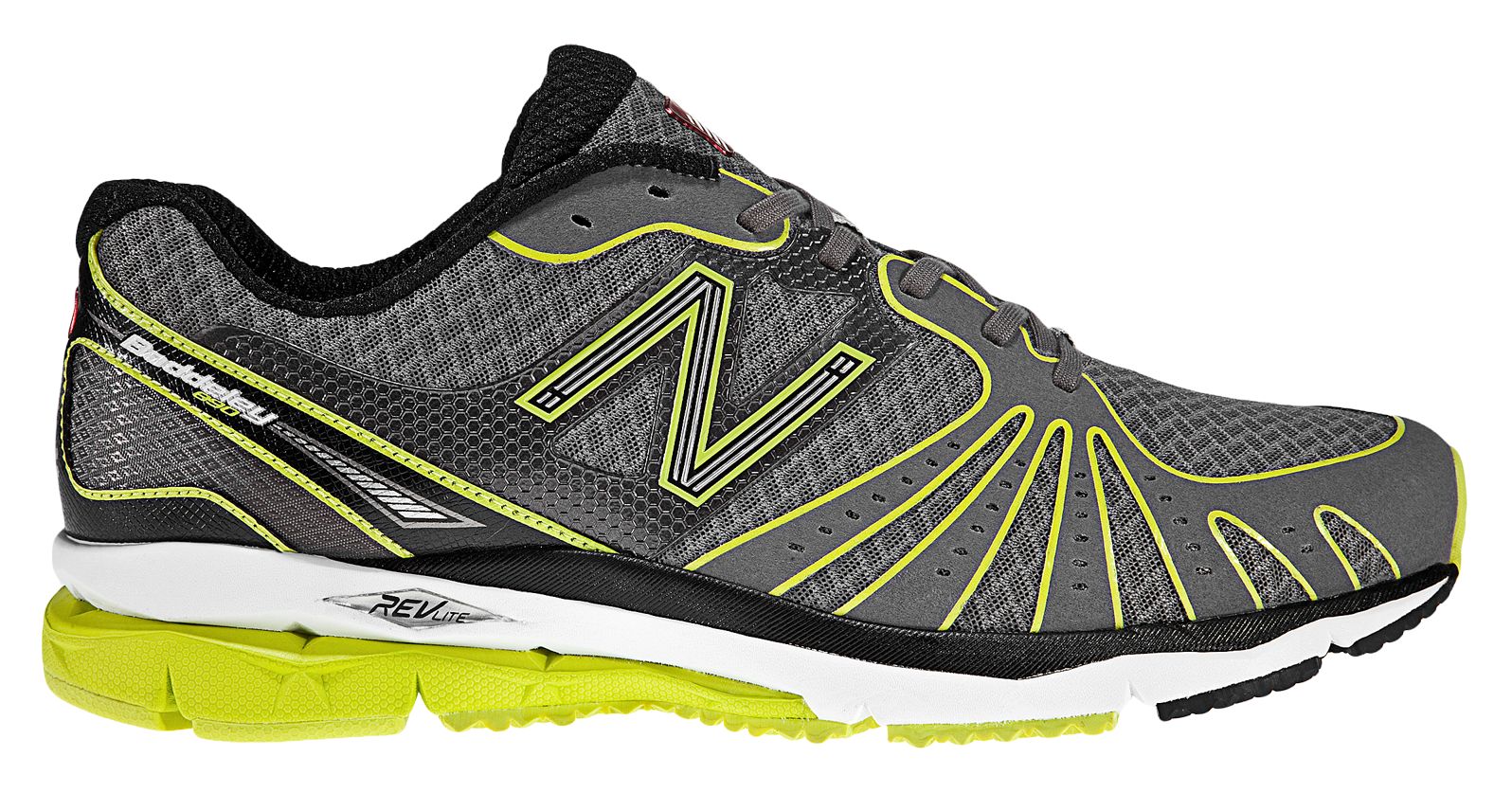 New Balance 890, Grey with Lime Green