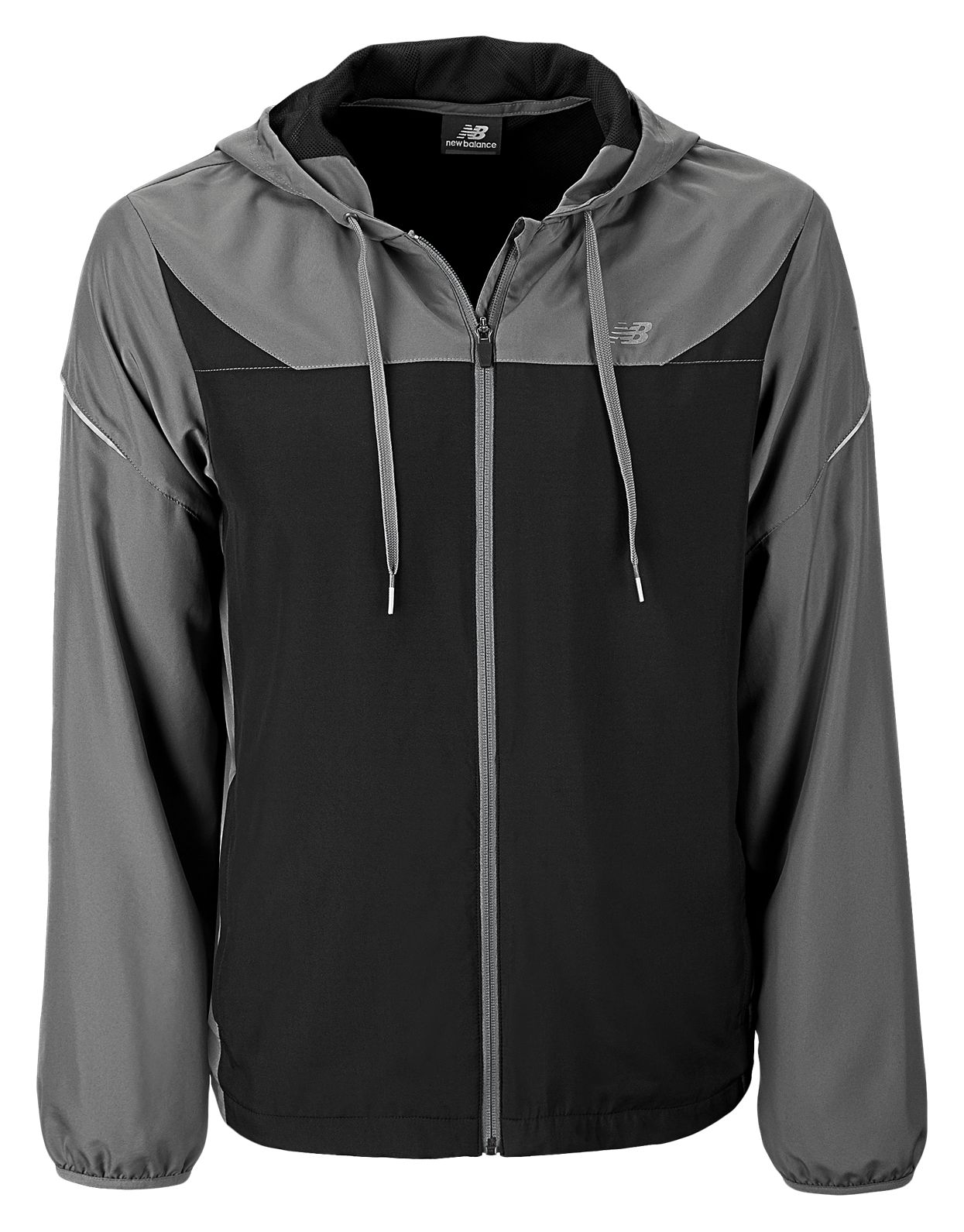 Sequence Hooded Jacket, Black with Grey