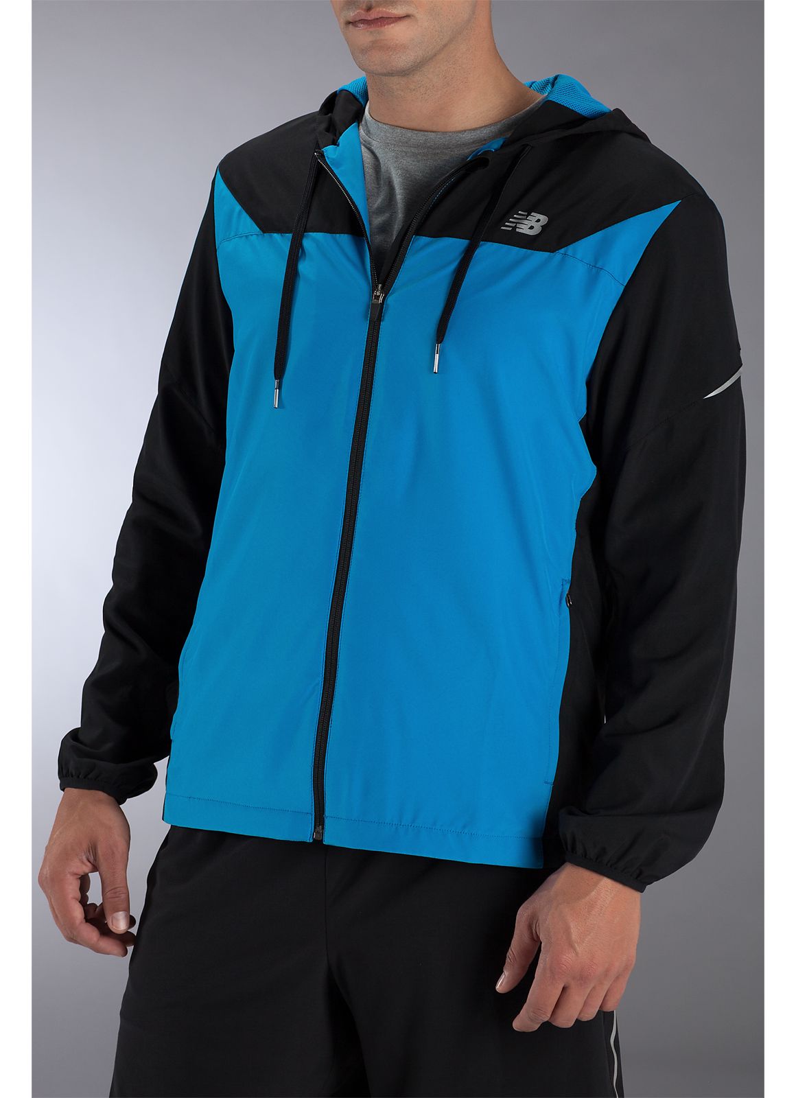 Sequence Hooded Jacket, Electric Blue with Sodalite