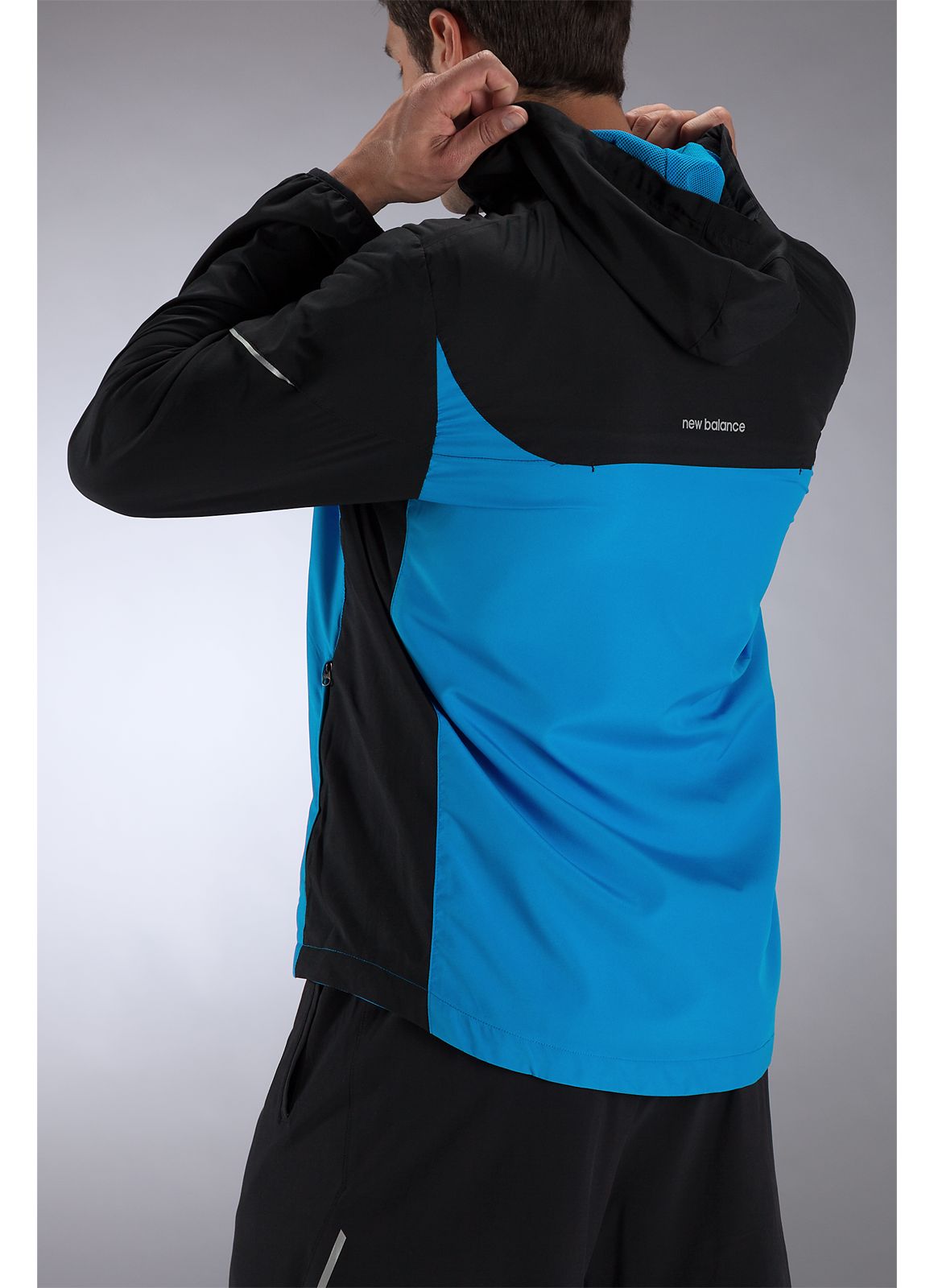 Sequence Hooded Jacket, Electric Blue with Sodalite