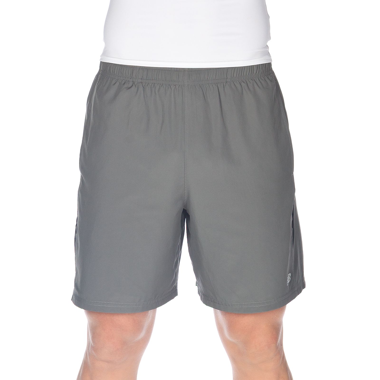 7 inch Tempo Short, Asphalt Grey with Black