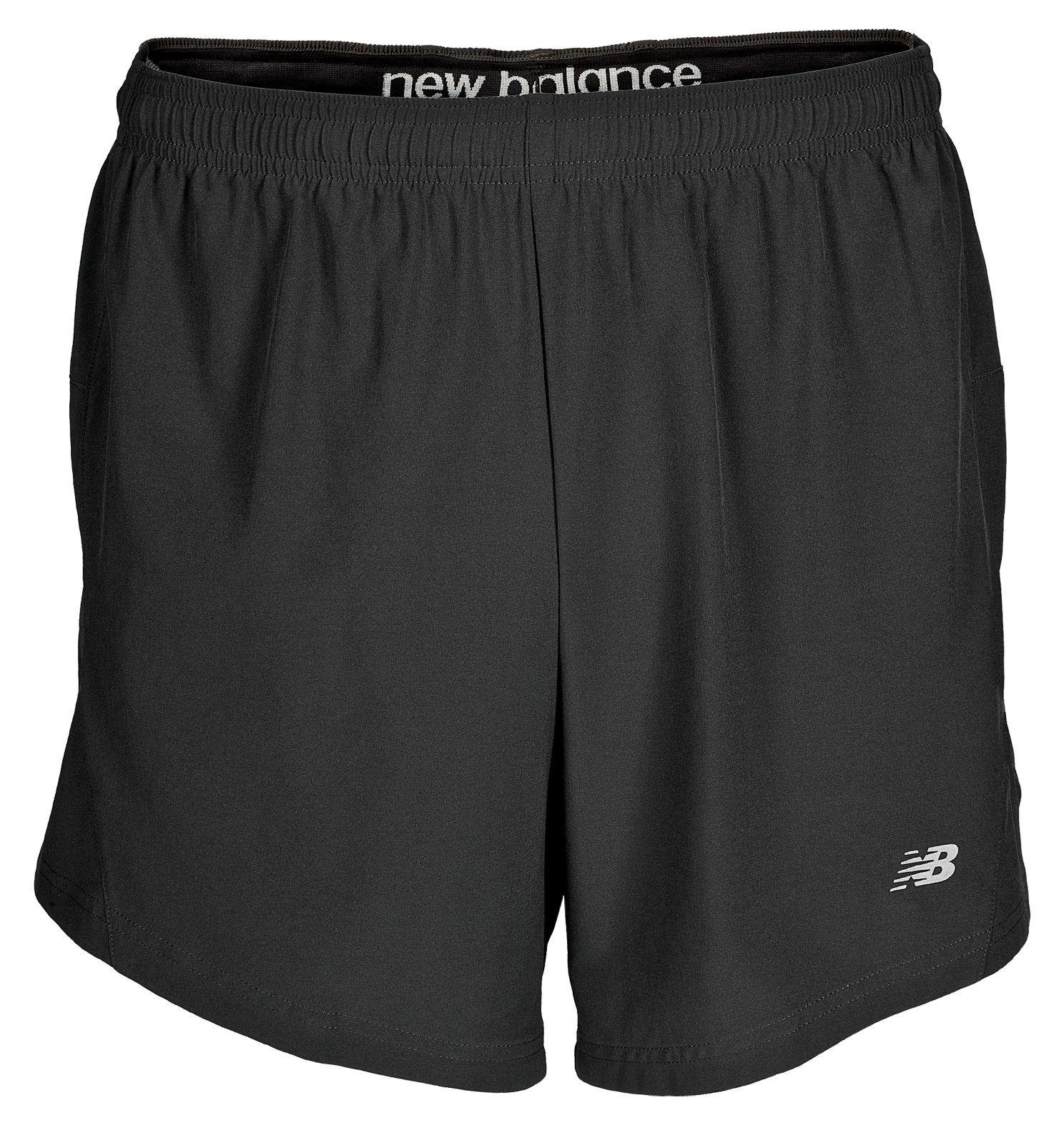 6 inch Track Short, Black with Yellow