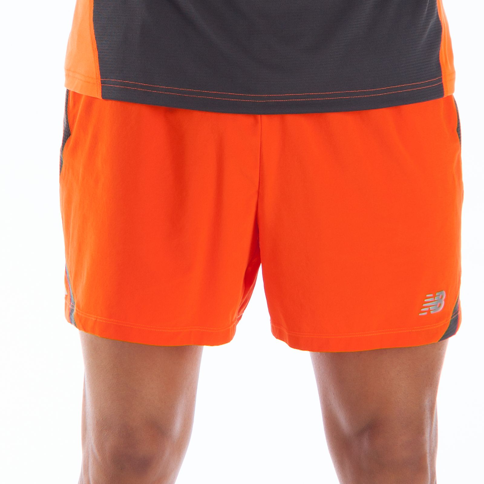 5 inch Track Short, Orange Flash with Magnet