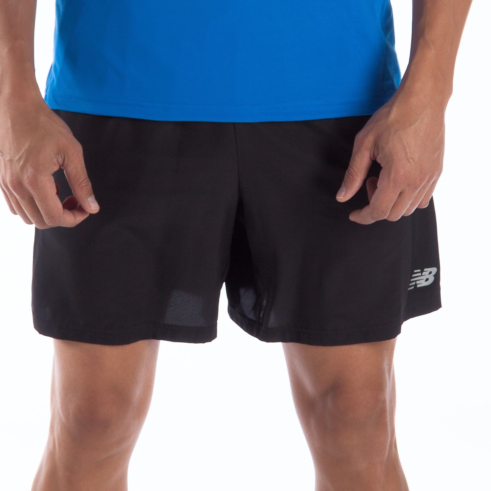 7 inch Go 2 Short, Black with Electric Blue