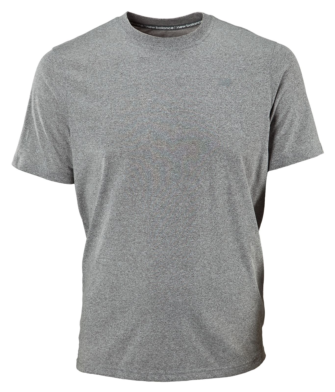 Performance Heathered Short Sleeve, Athletic Grey