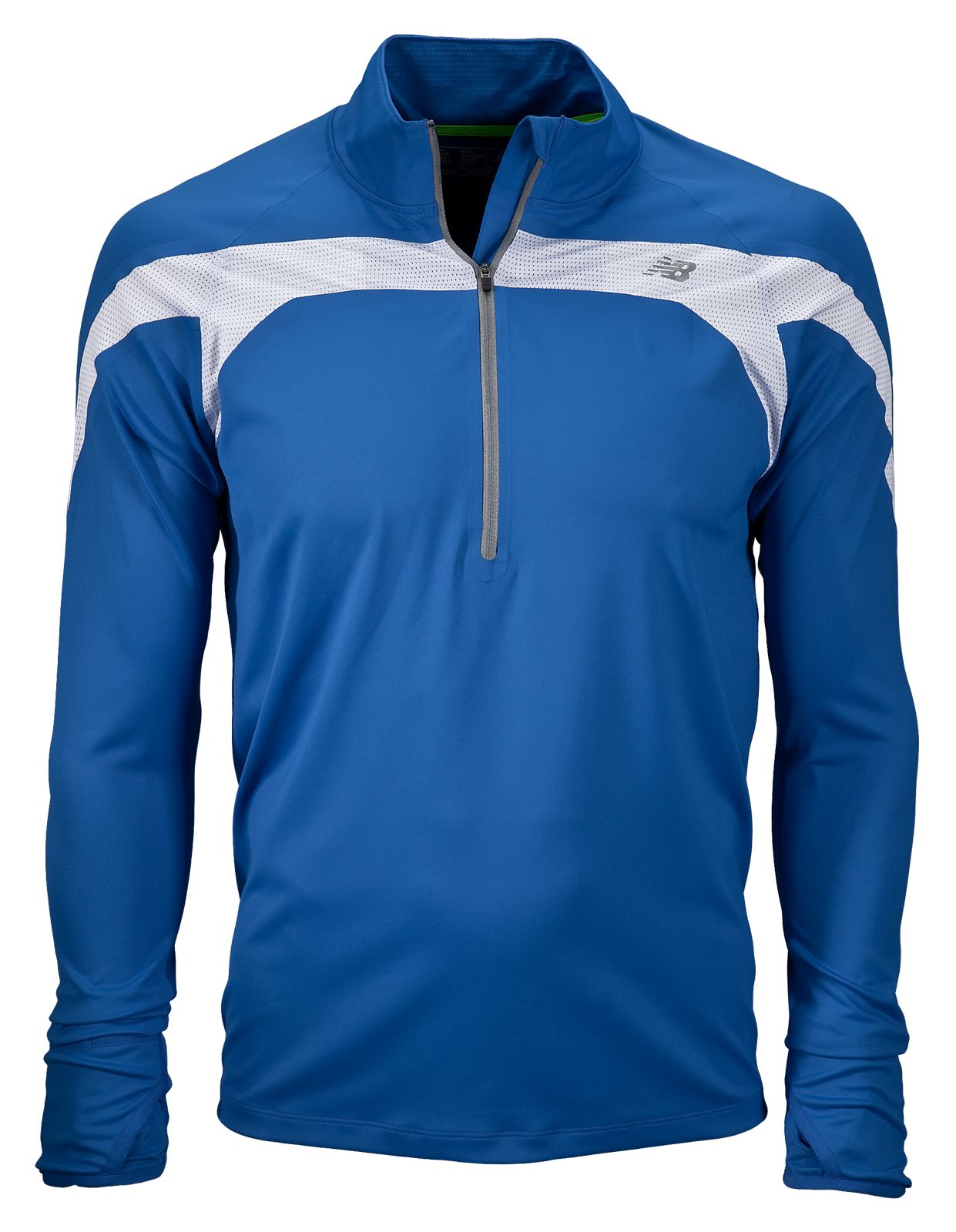 NBx Welded Half-Zip, Directoire Blue with White
