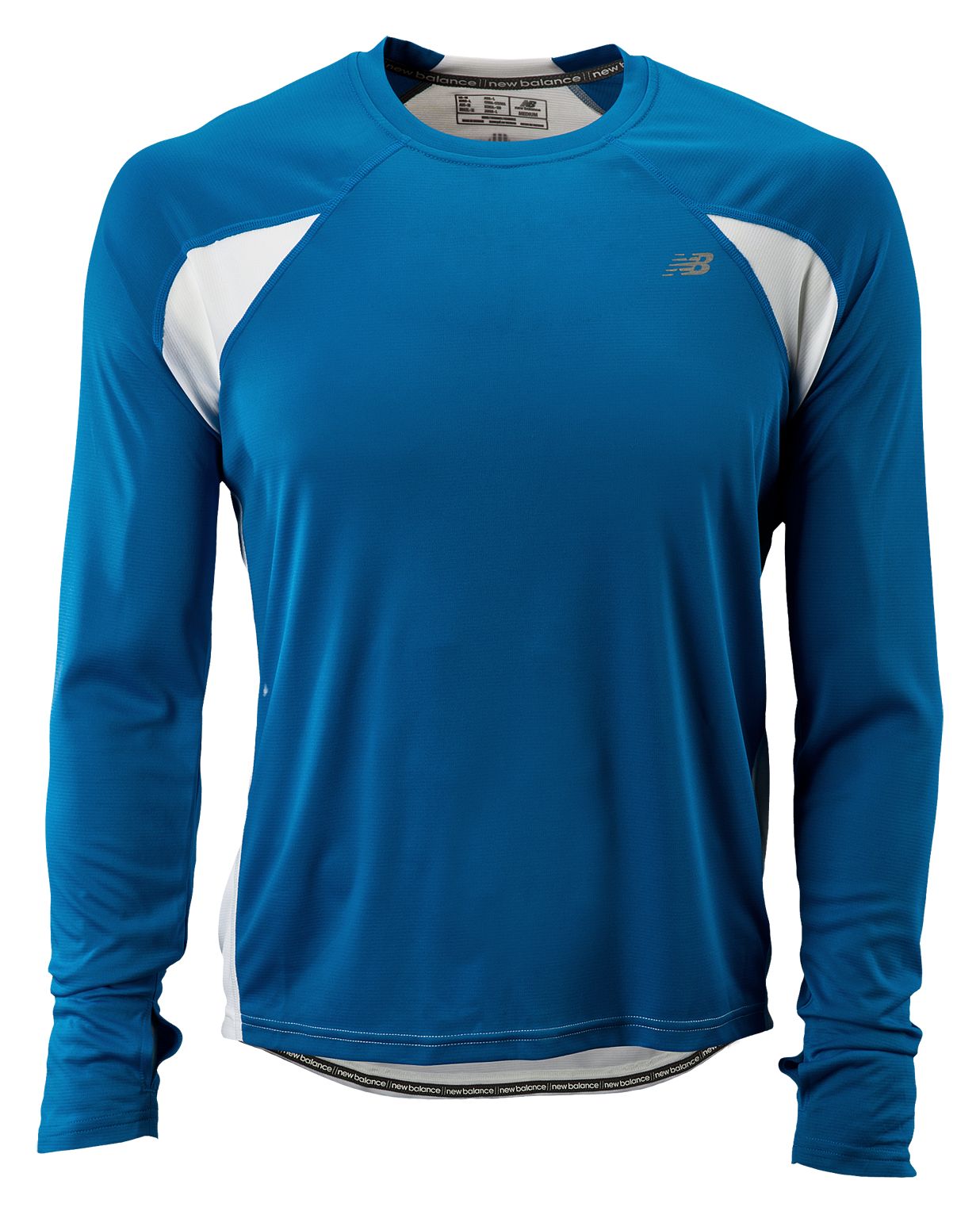 Icefil&reg; Long Sleeve, Directoire Blue with White