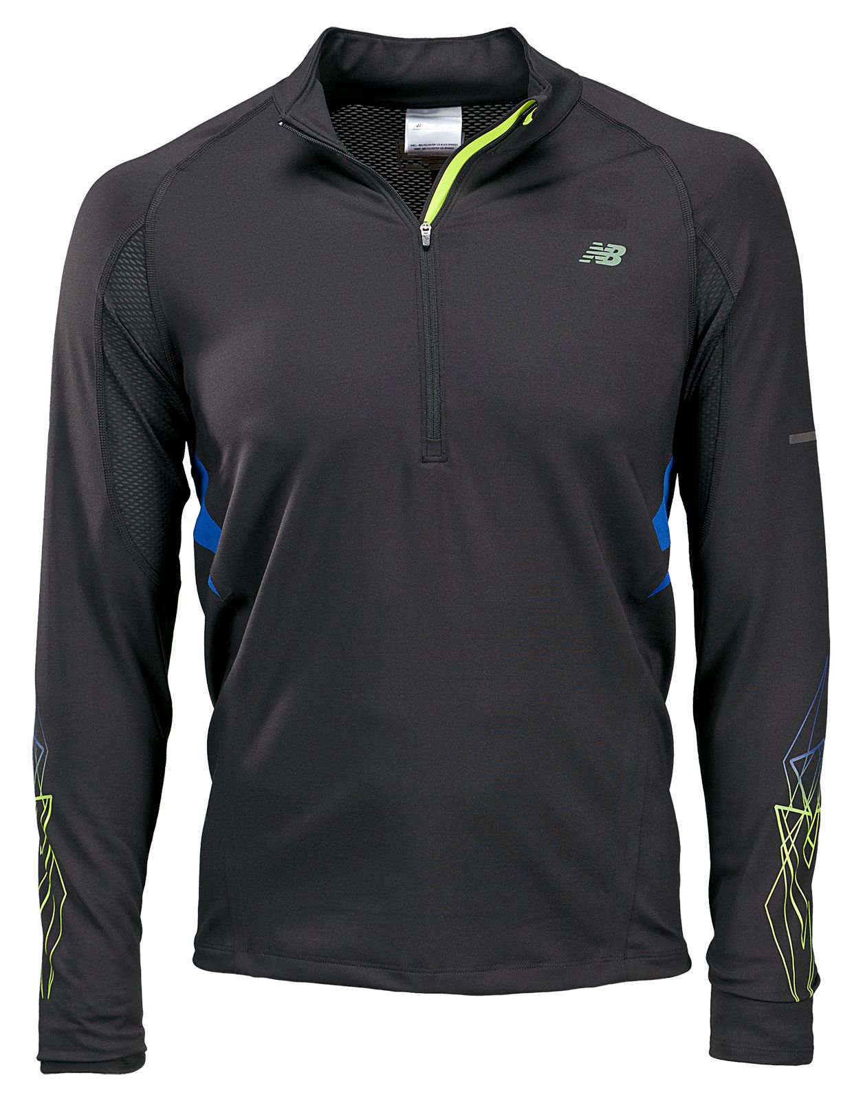 NBx Prism Half-Zip, Black with Surf the Web
