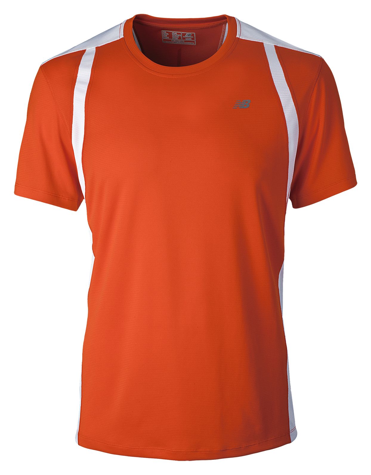 NP Short Sleeve Top, Cherry Tomato with White