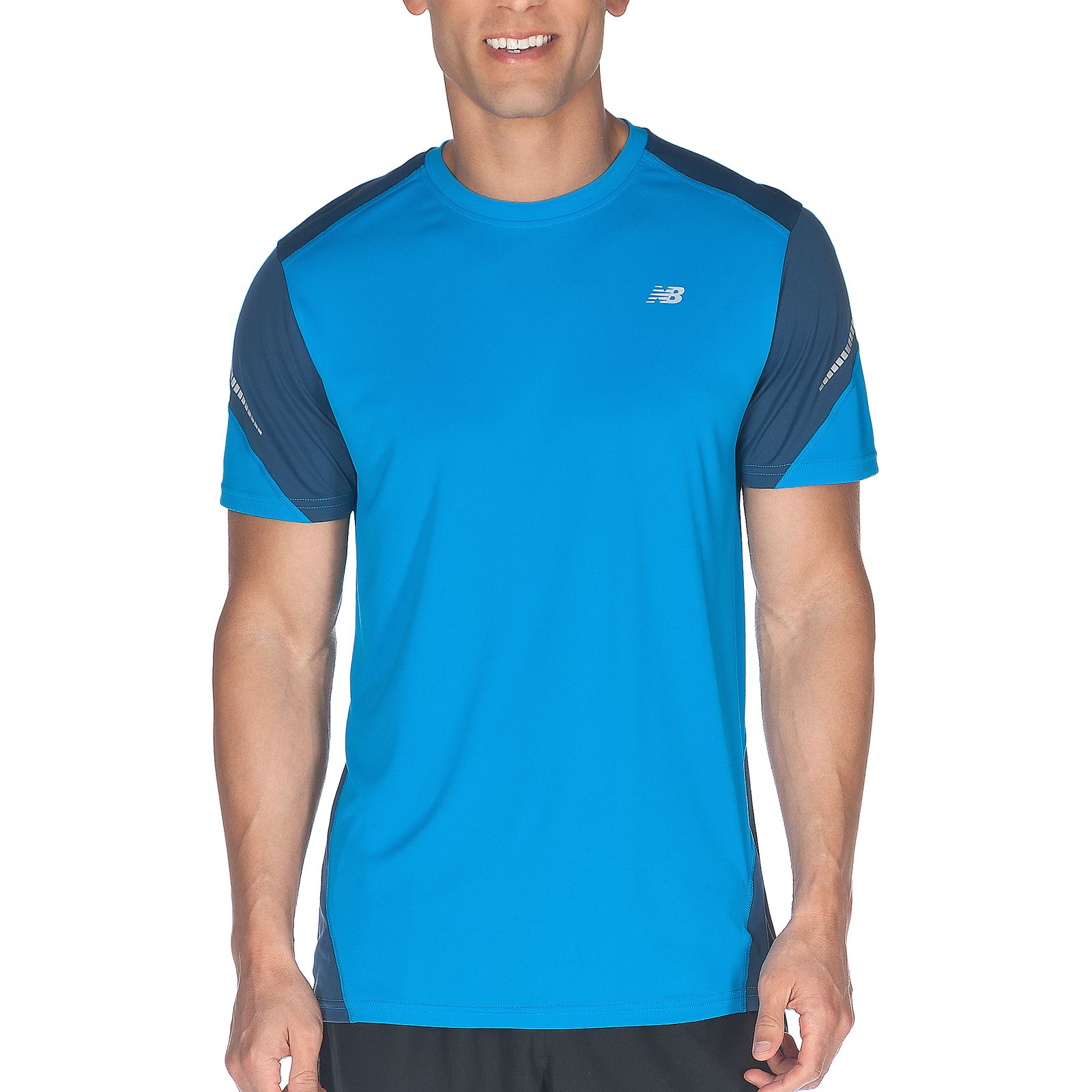 Icefil Short Sleeve, Kinetic Blue with Insignia Blue