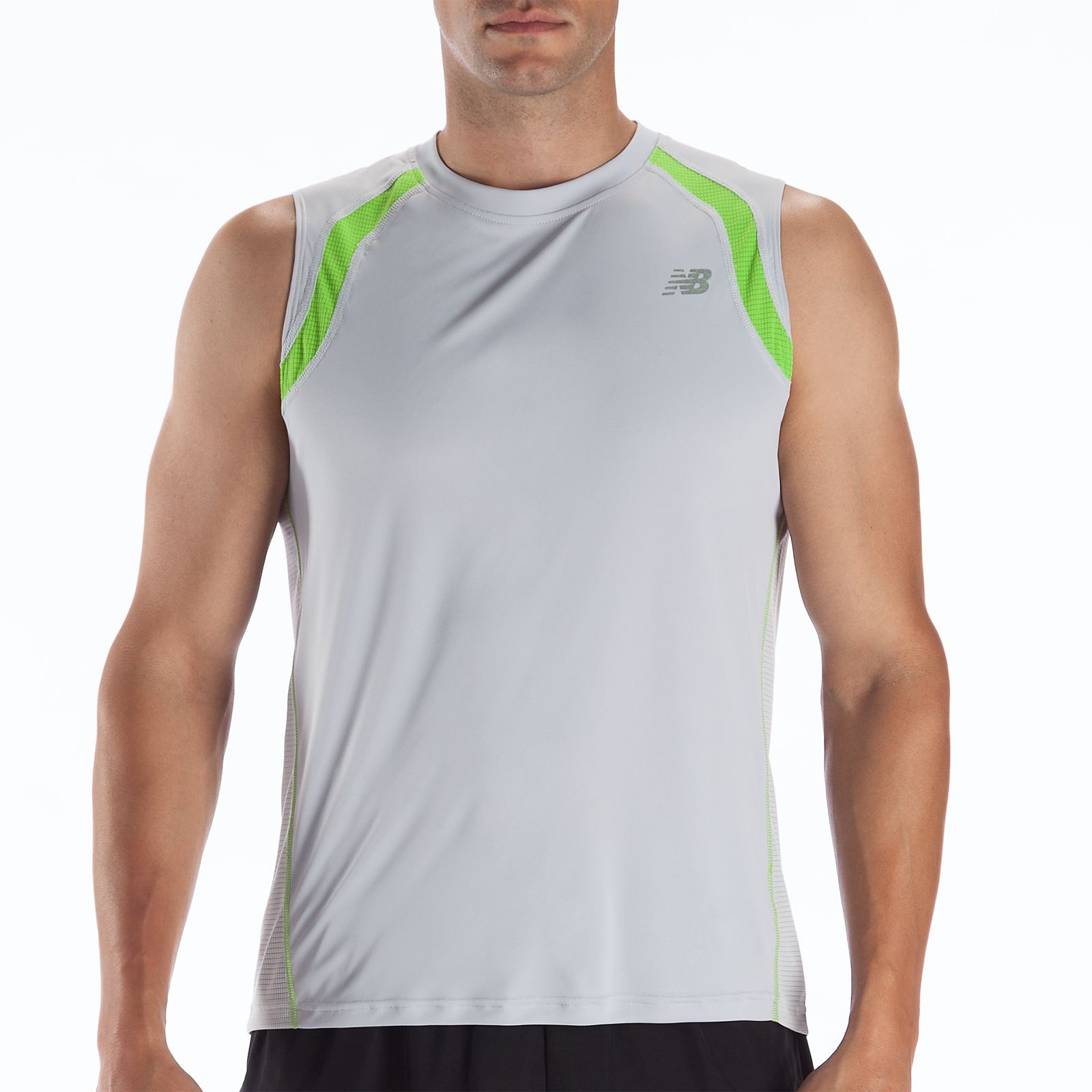 Impact Sleeveless, Micro Chip with Jazz Green