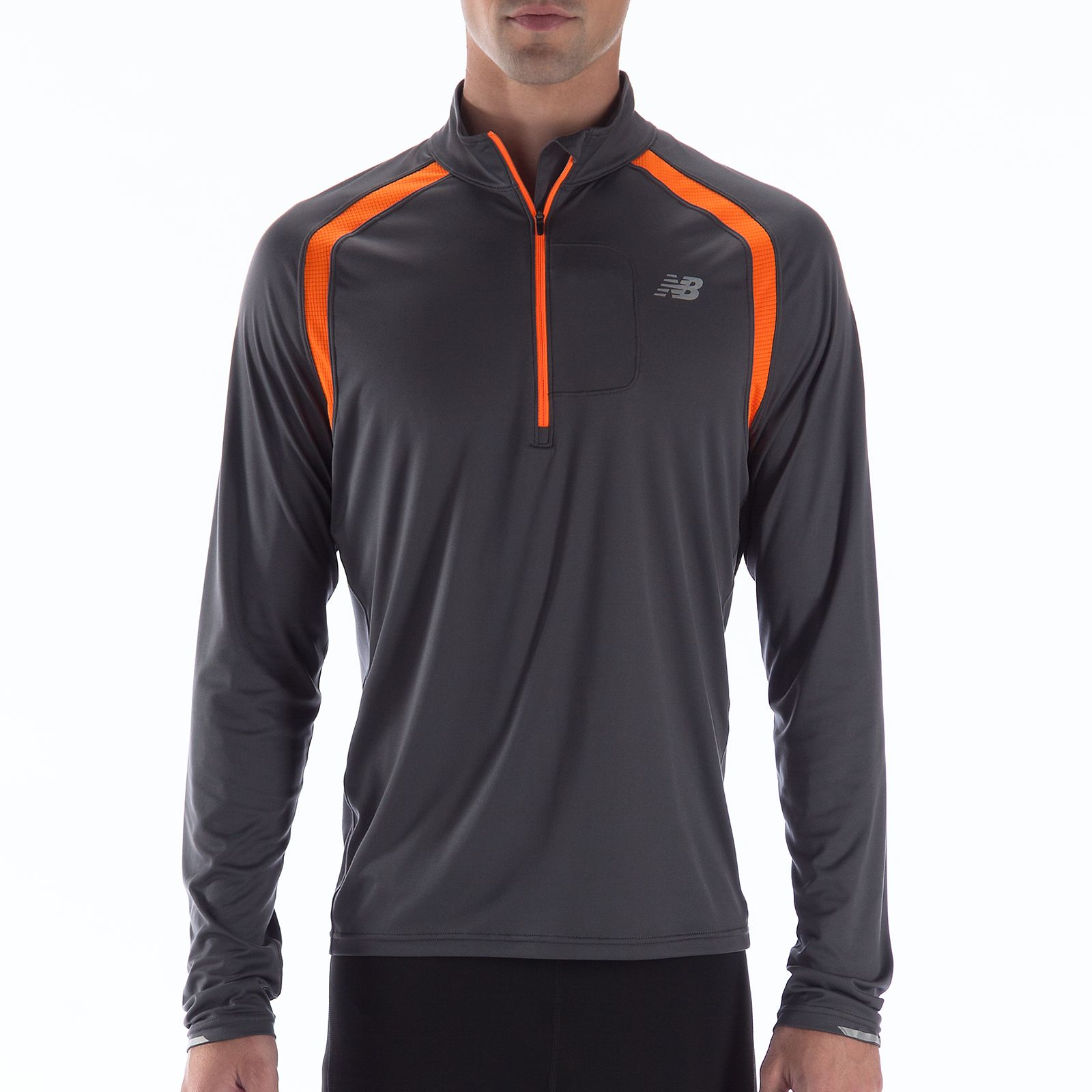 Impact 1/2 Zip, Orange Flash with Magnet
