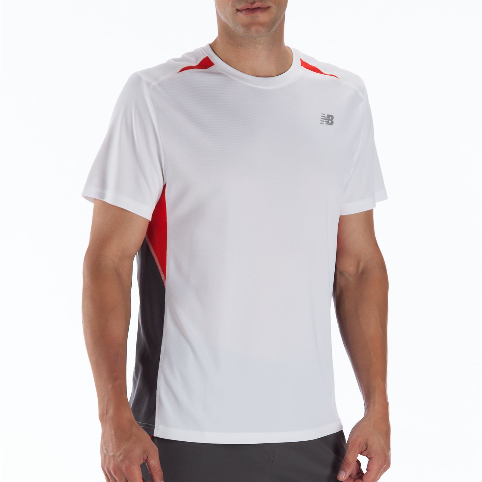 Momentum Short Sleeve, Fiery Red with White & Magnet