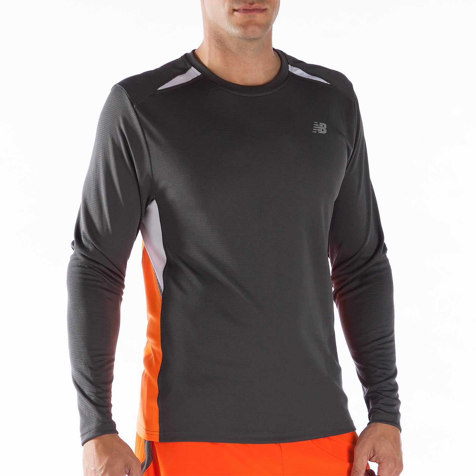 Momentum Long Sleeve, Orange Flash with Magnet &amp; White