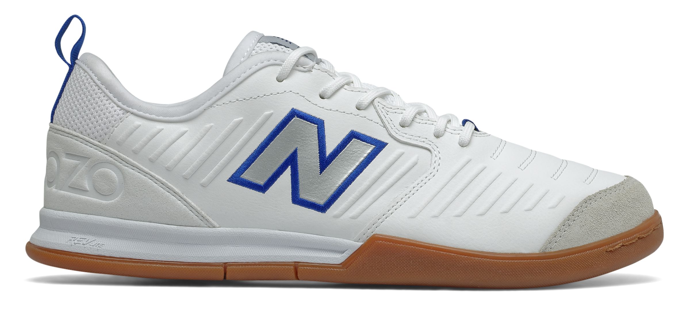 Homme New Balance Audazo v5 Command IN - White/Team Royal, White/Team Royal - MSA2IWT5