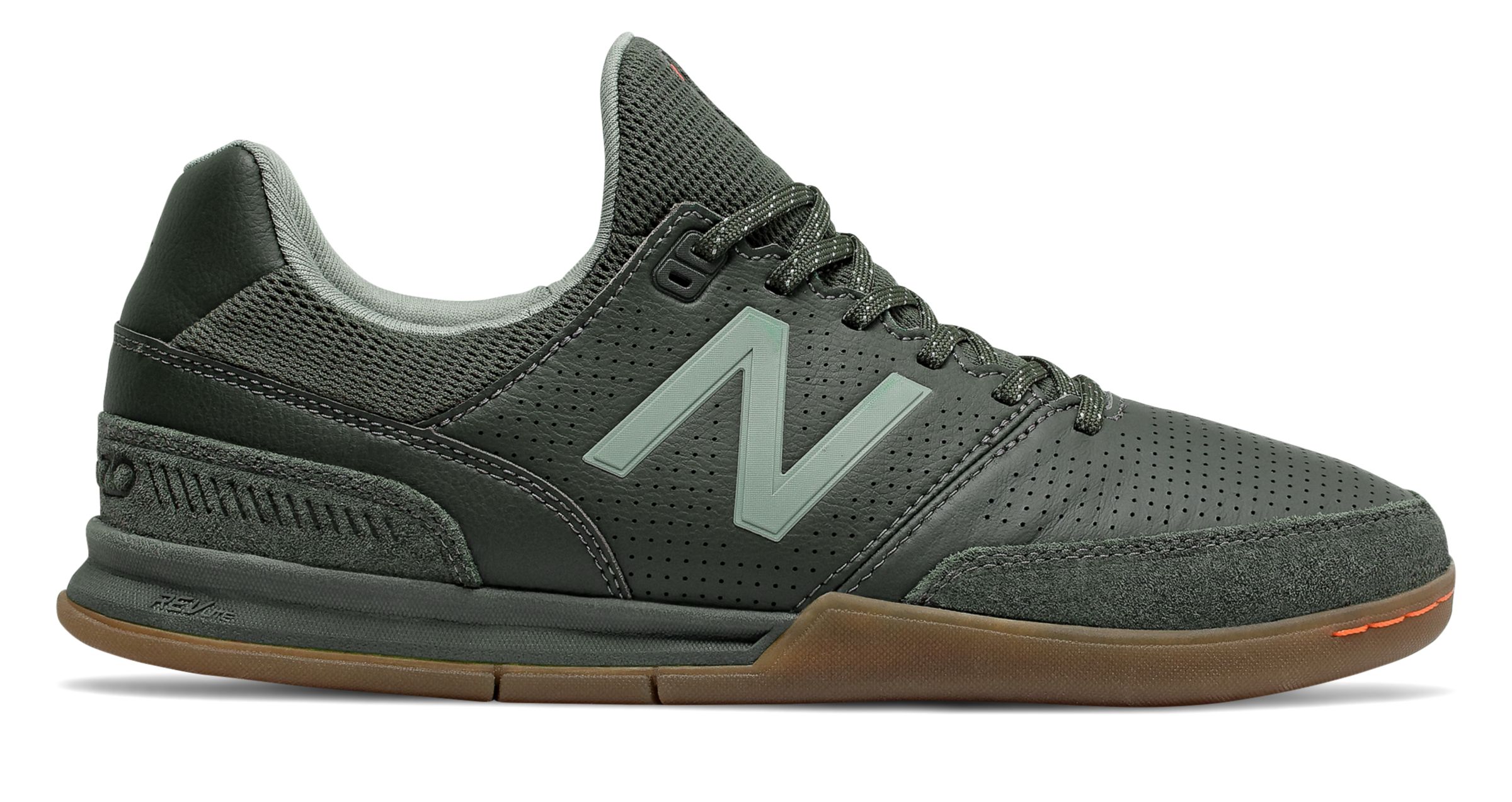 Homme New Balance Audazo v4 Pro Leather IN - Defense Green/Cedar Quartz, Defense Green/Cedar Quartz - MSAKIDC4