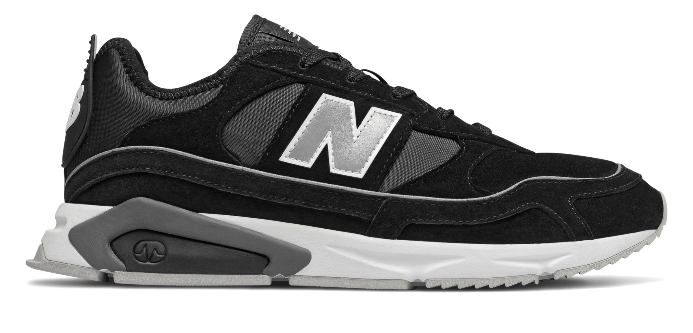 New Balance X-Racer Shoes - Black/White - MSXRCSRC