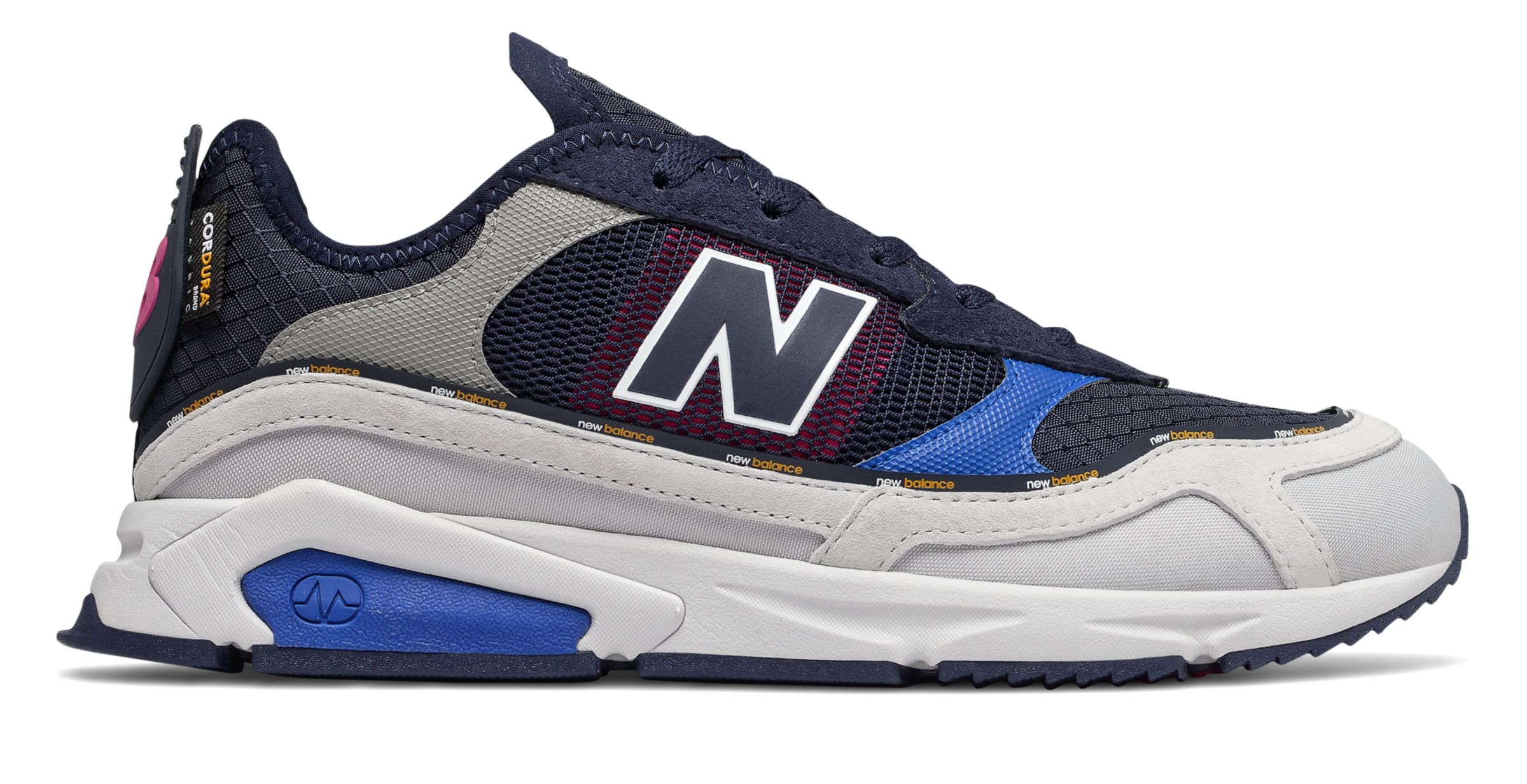 New Balance X-Racer Shoes - Summer Fog/Vivid Cobalt - MSXRCTRE
