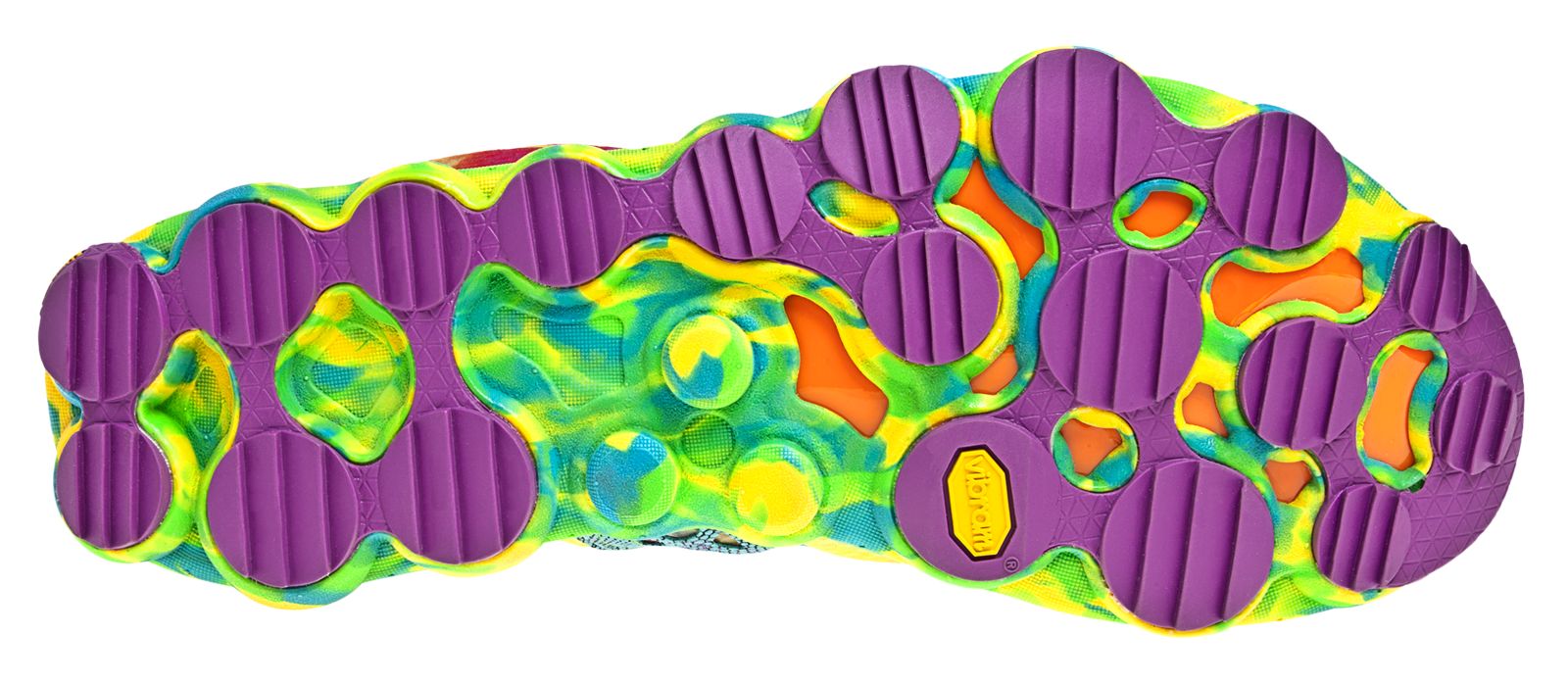 Mens Minimus Tie Dye 1010, Yellow with Red &amp; Blue