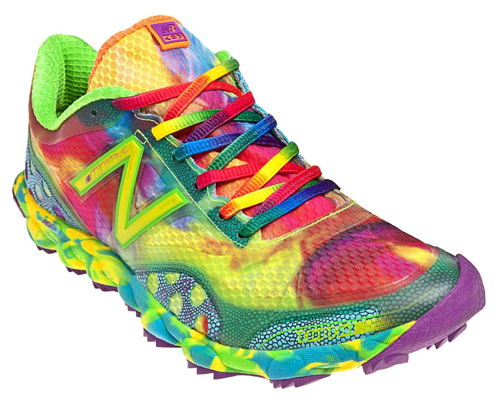 Mens Minimus Tie Dye 1010, Yellow with Red &amp; Blue