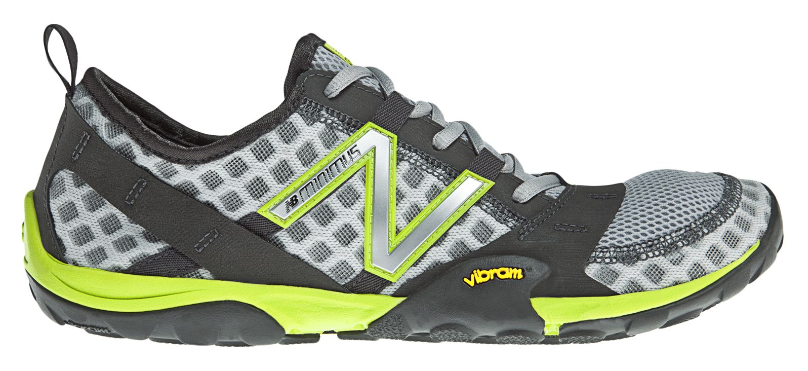 Minimus 10 Trail, Silver with Lime Green
