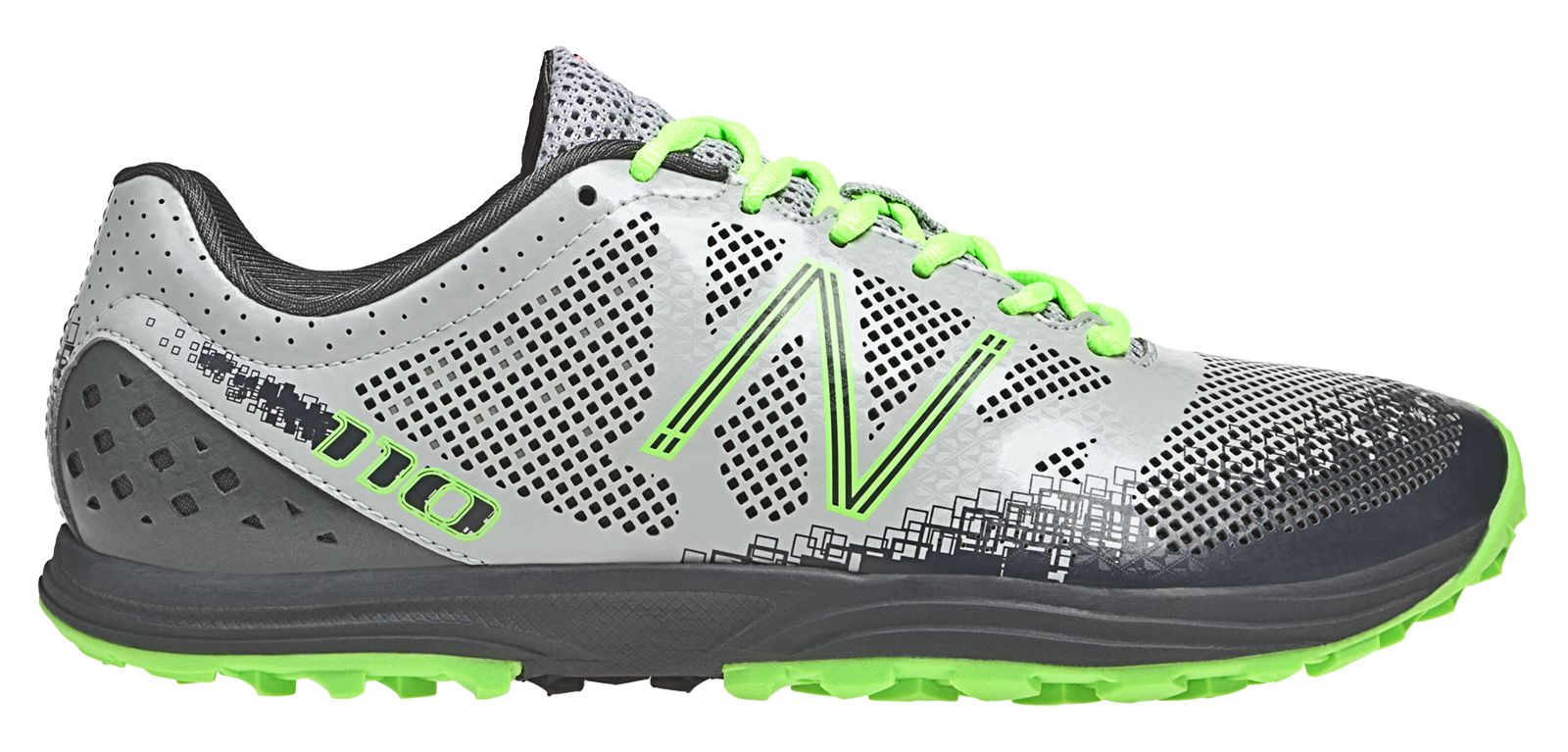 New Balance 110, Grey with Green